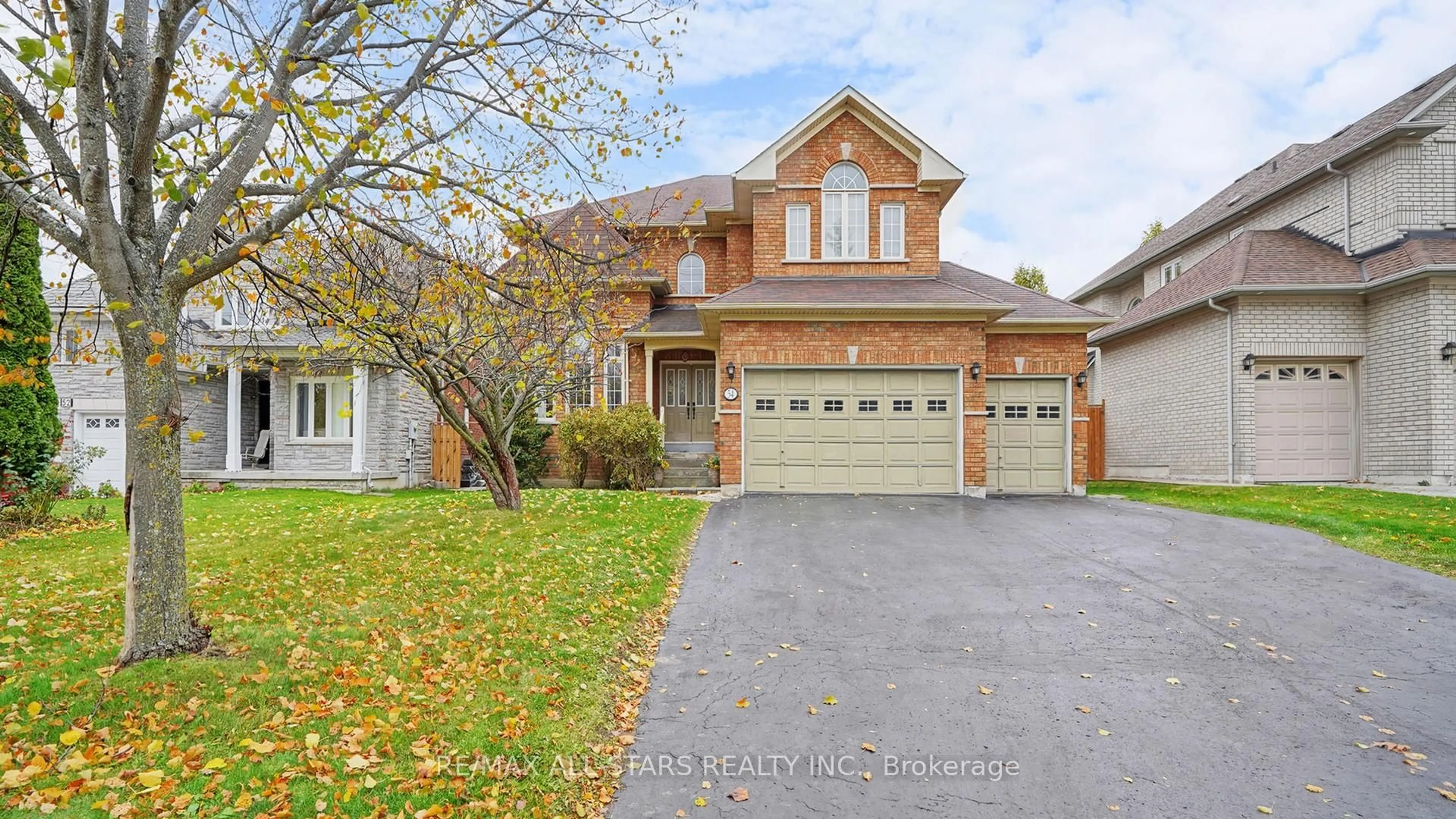 Home with brick exterior material, street for 54 Bretton Circ, Markham Ontario L3S 3R1