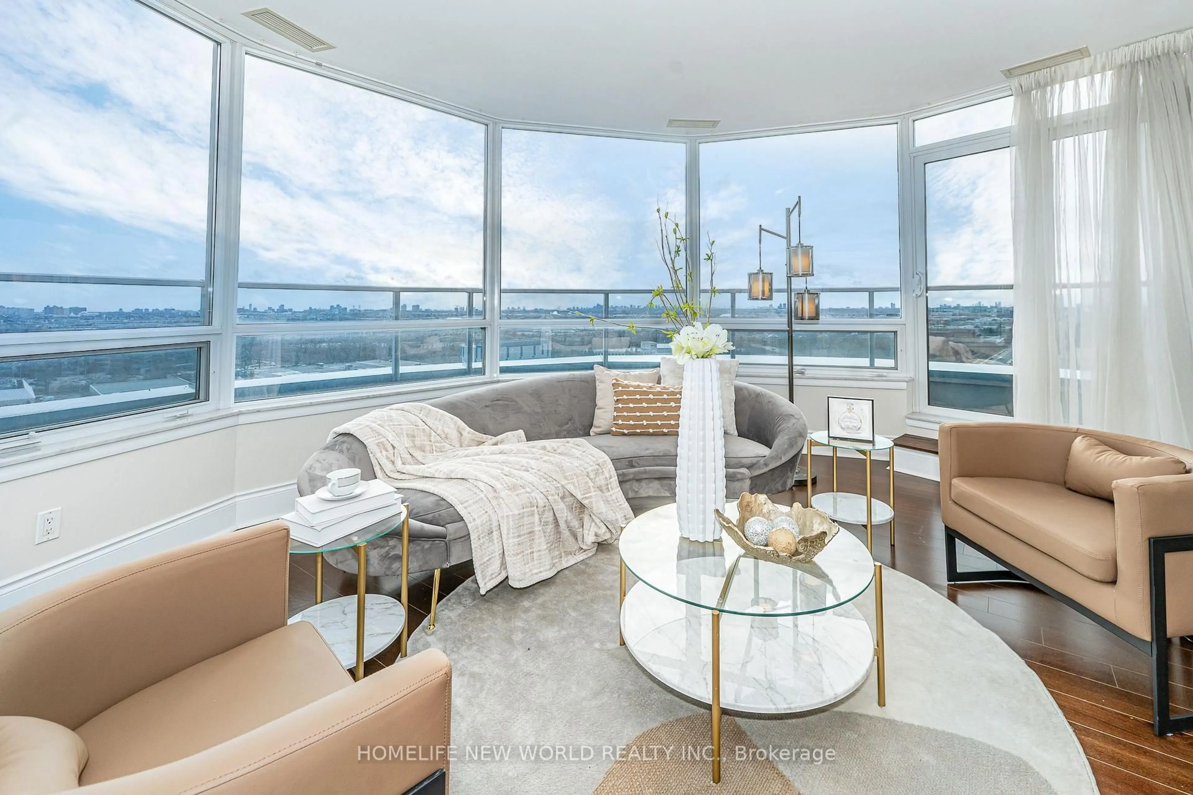 Living room with furniture, unknown for 23 Cox Blvd #Ph63, Markham Ontario L3R 7Z9