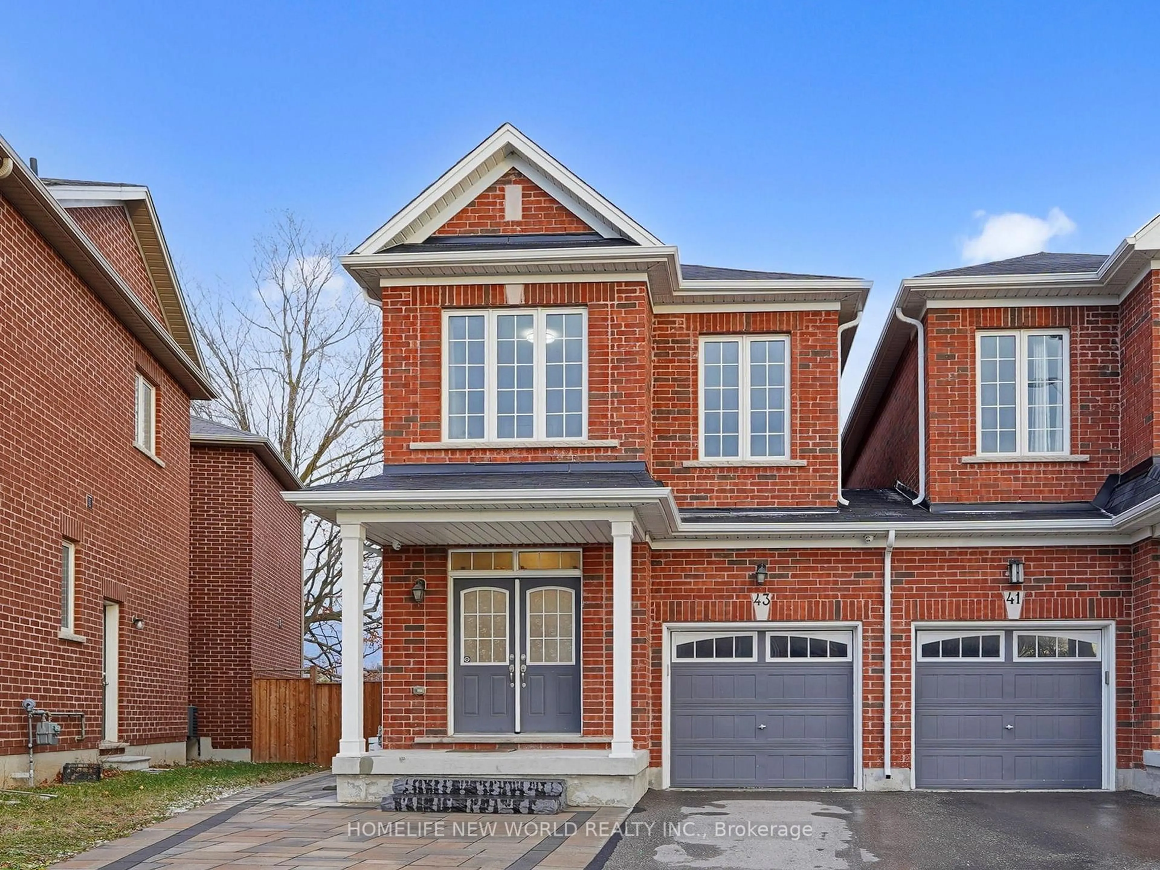 Home with brick exterior material, street for 43 Titan Tr, Markham Ontario L3S 0E2