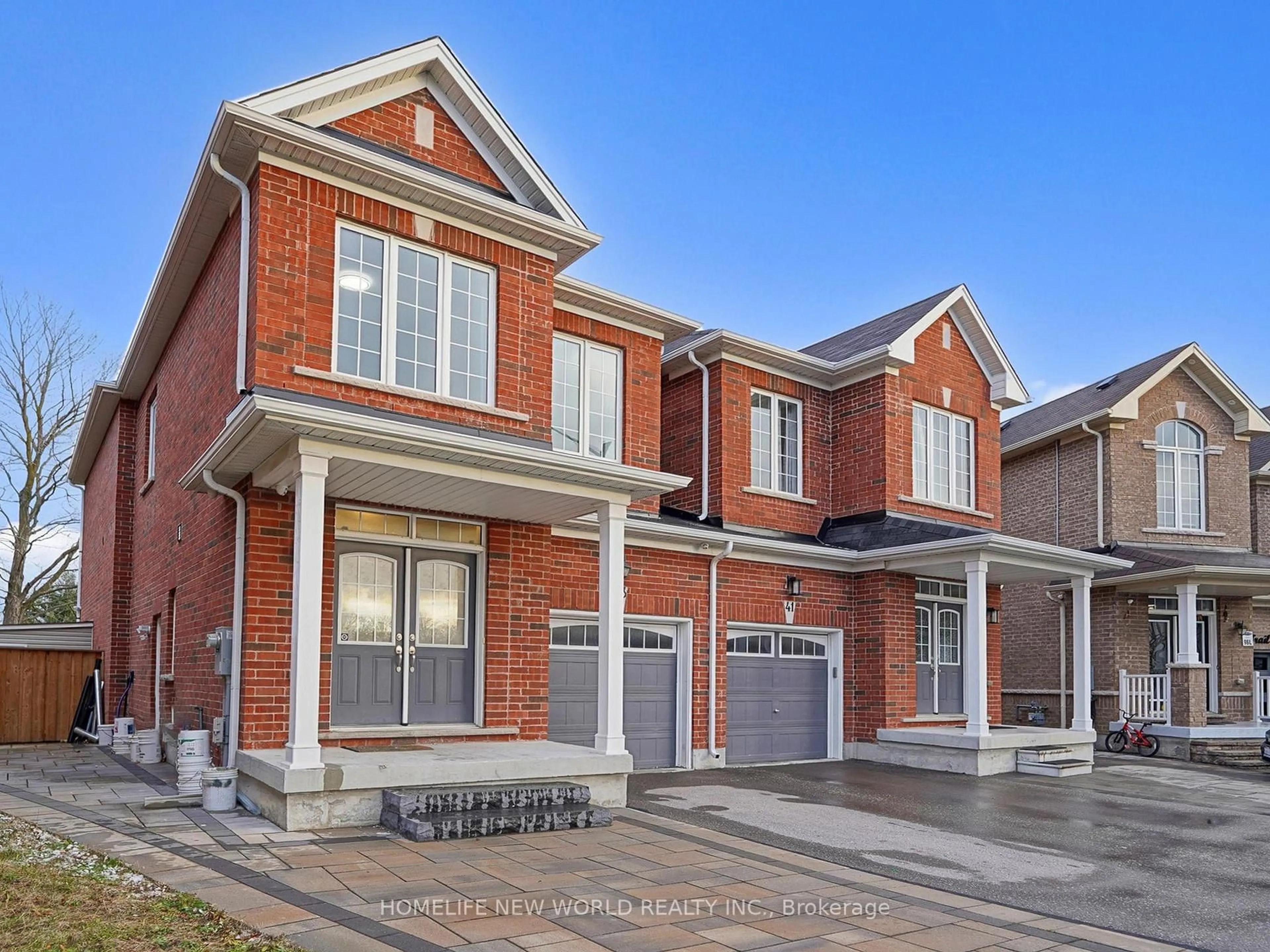 Home with brick exterior material, street for 43 Titan Tr, Markham Ontario L3S 0E2