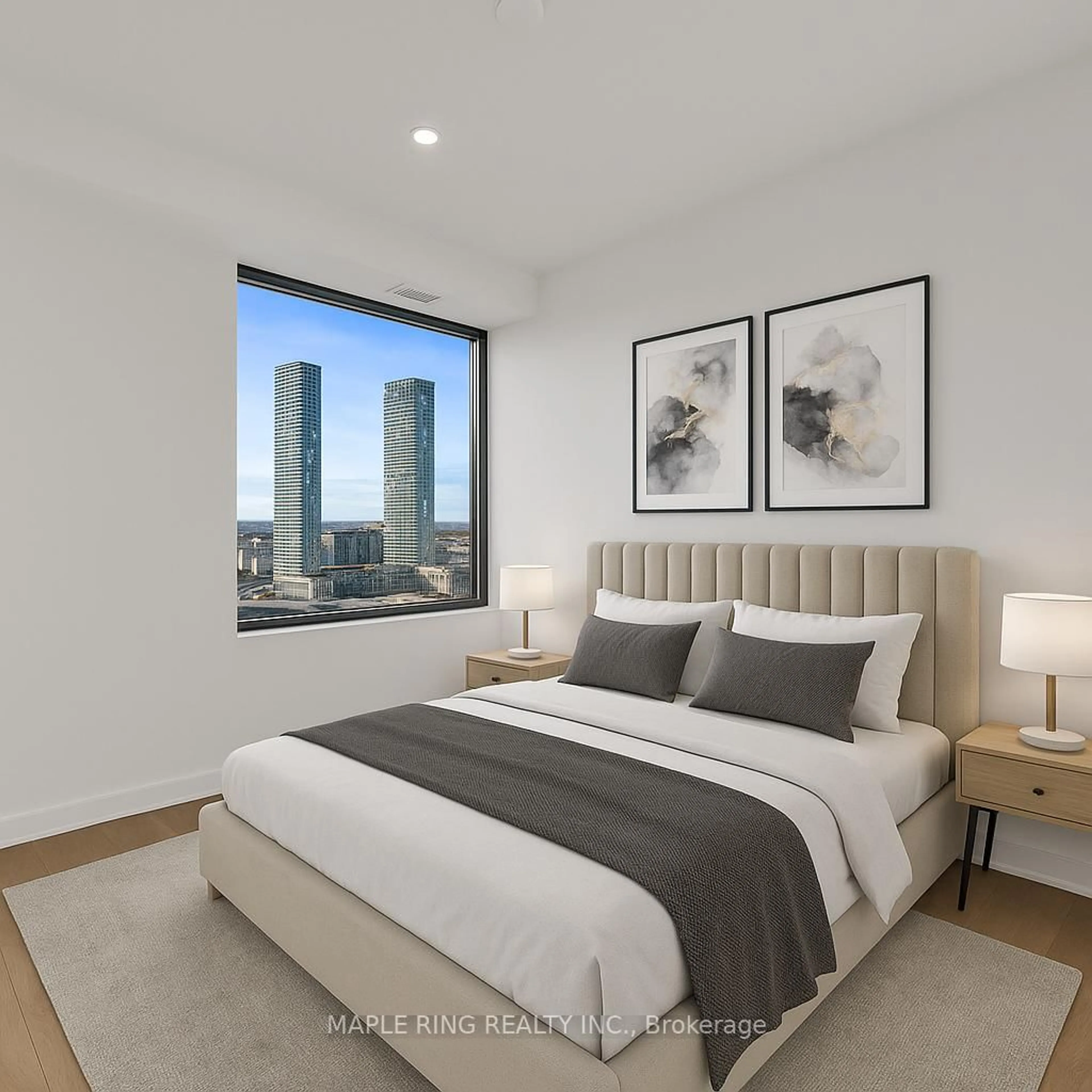 Bedroom with bed, unknown for 2920 Highway 7 Rd #1711, Vaughan Ontario L4K 0P4