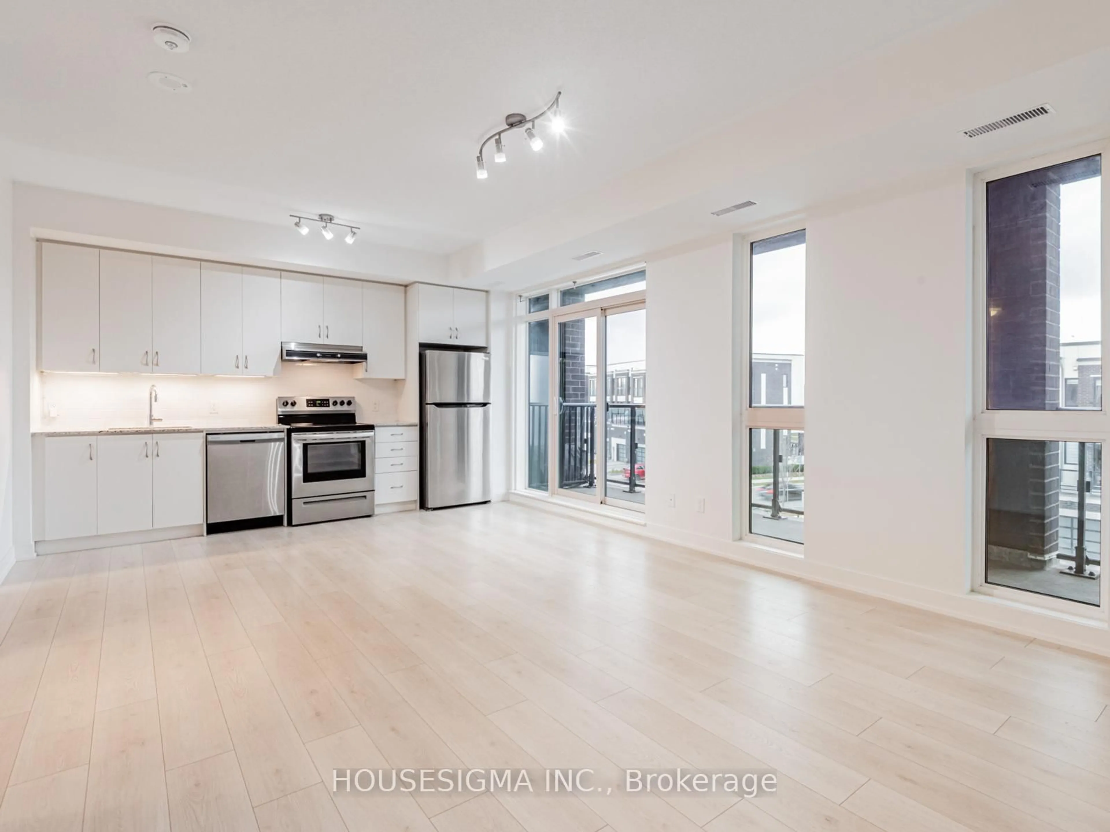 Open concept kitchen, unknown for 1 Climo Lane #313, Markham Ontario L6E 0V8