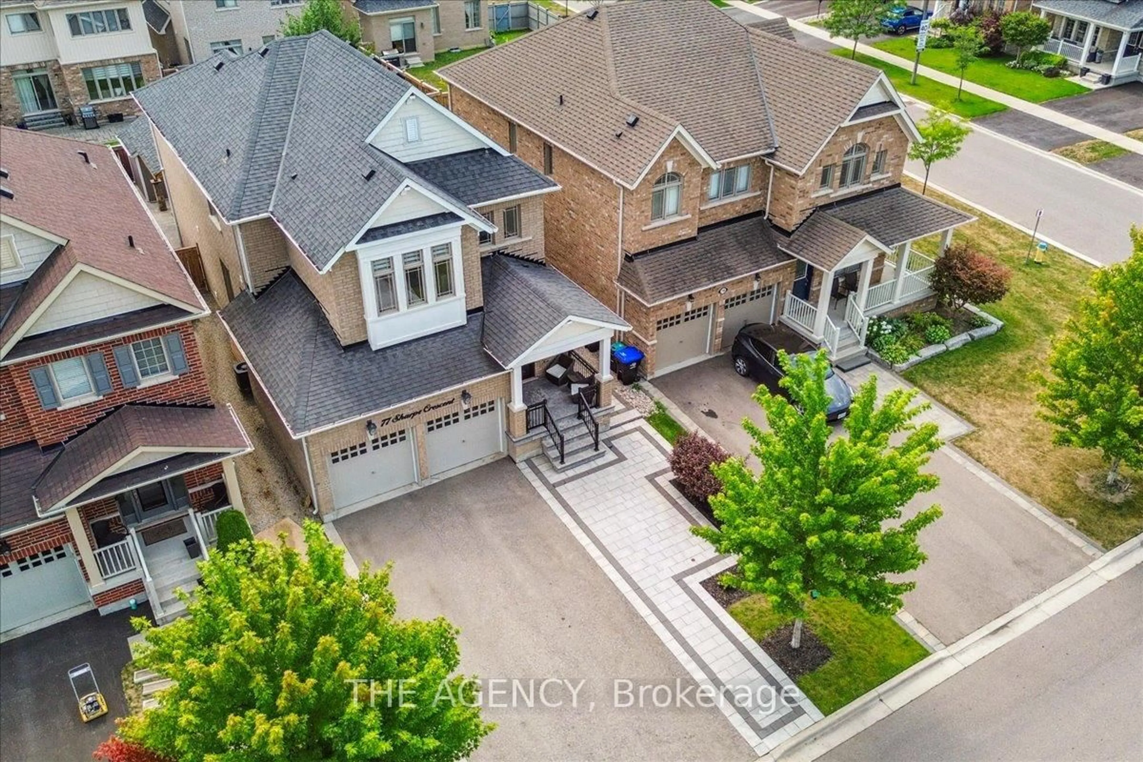 A pic from outside/outdoor area/front of a property/back of a property/a pic from drone, street for 77 Sharpe Cres, New Tecumseth Ontario L0G 1W0