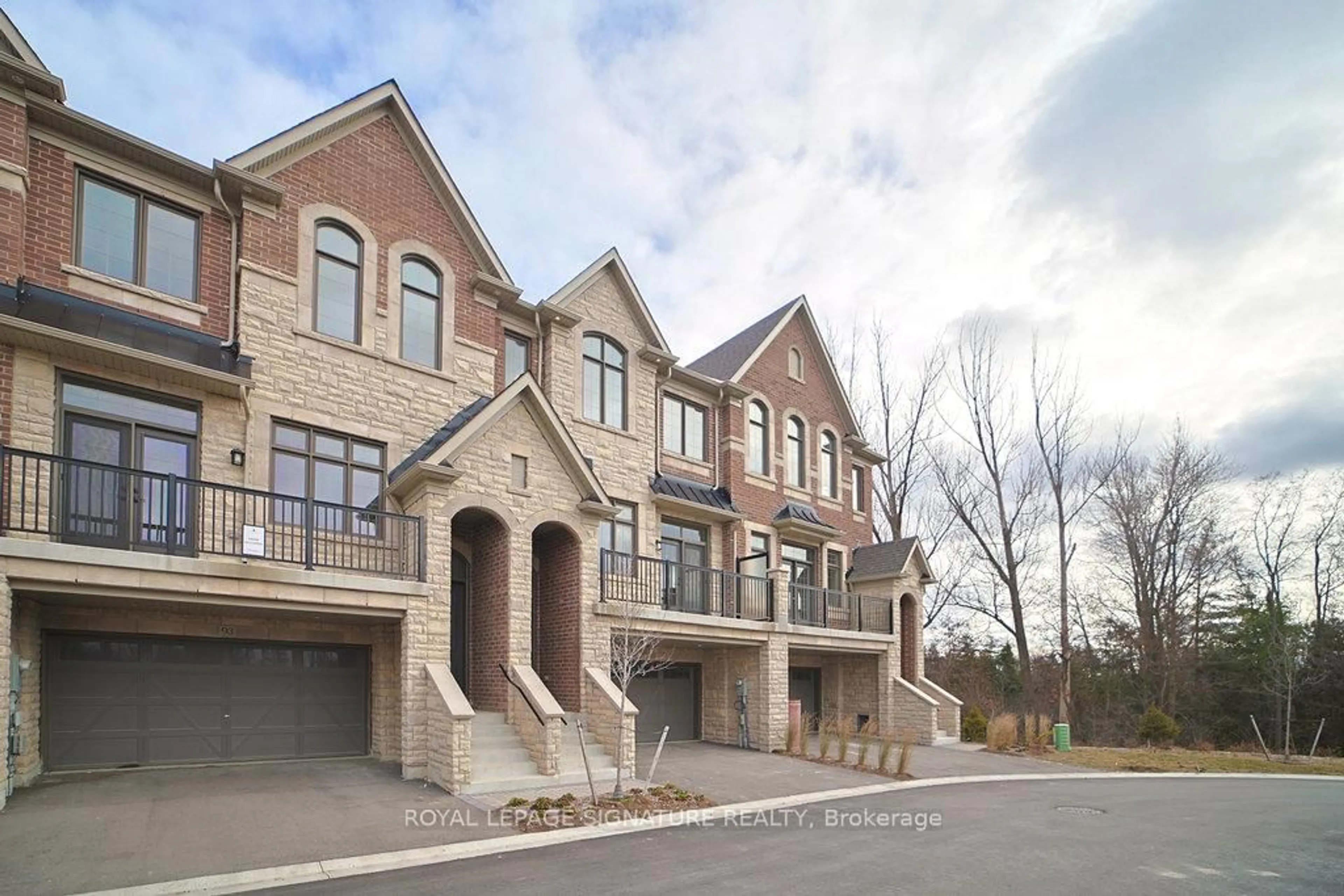 Home with brick exterior material, street for 95 West Village Lane, Markham Ontario L6C 3L5