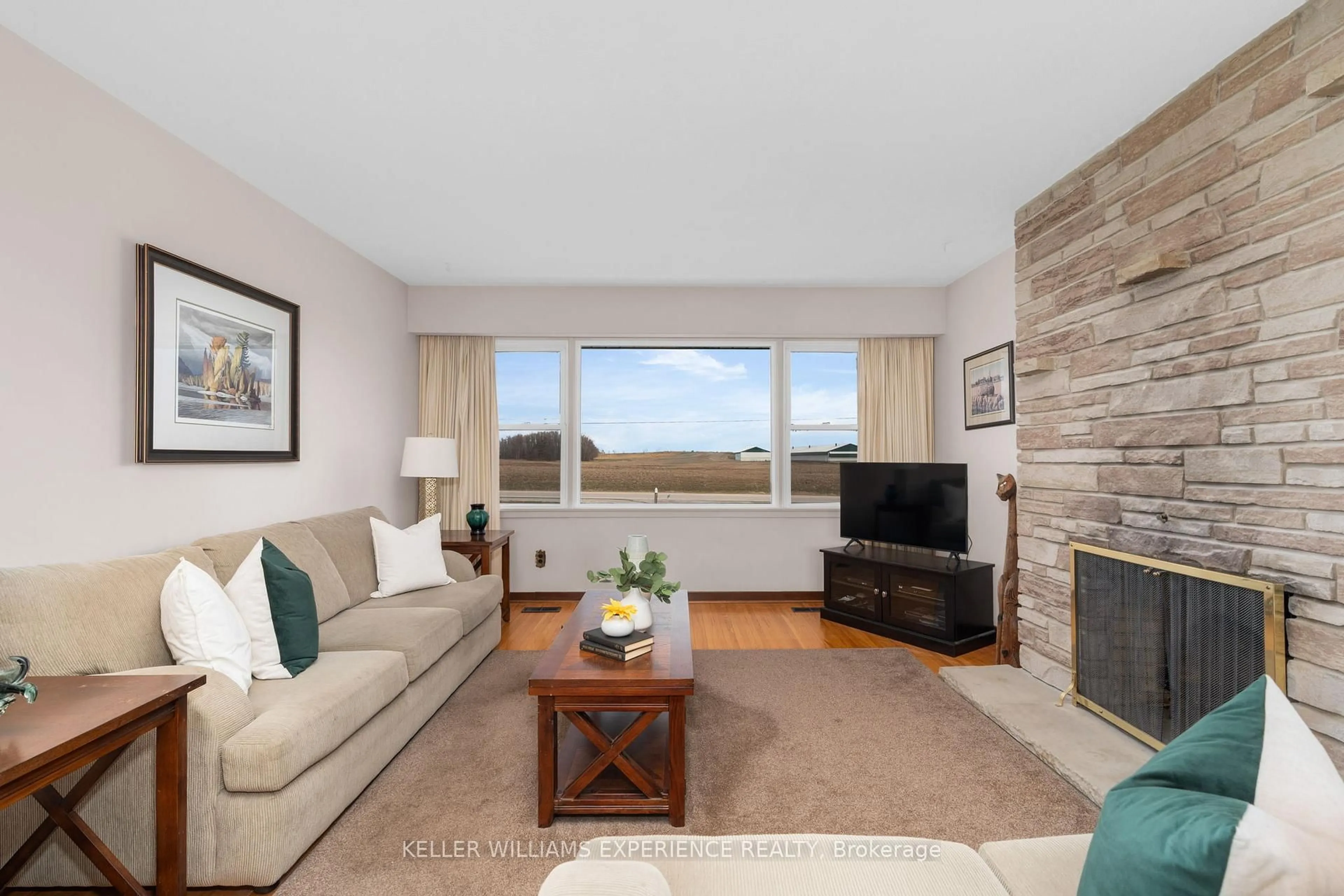 Living room with furniture, unknown for 5628 County Rd 27 Rd, Essa Ontario L0L 1L0