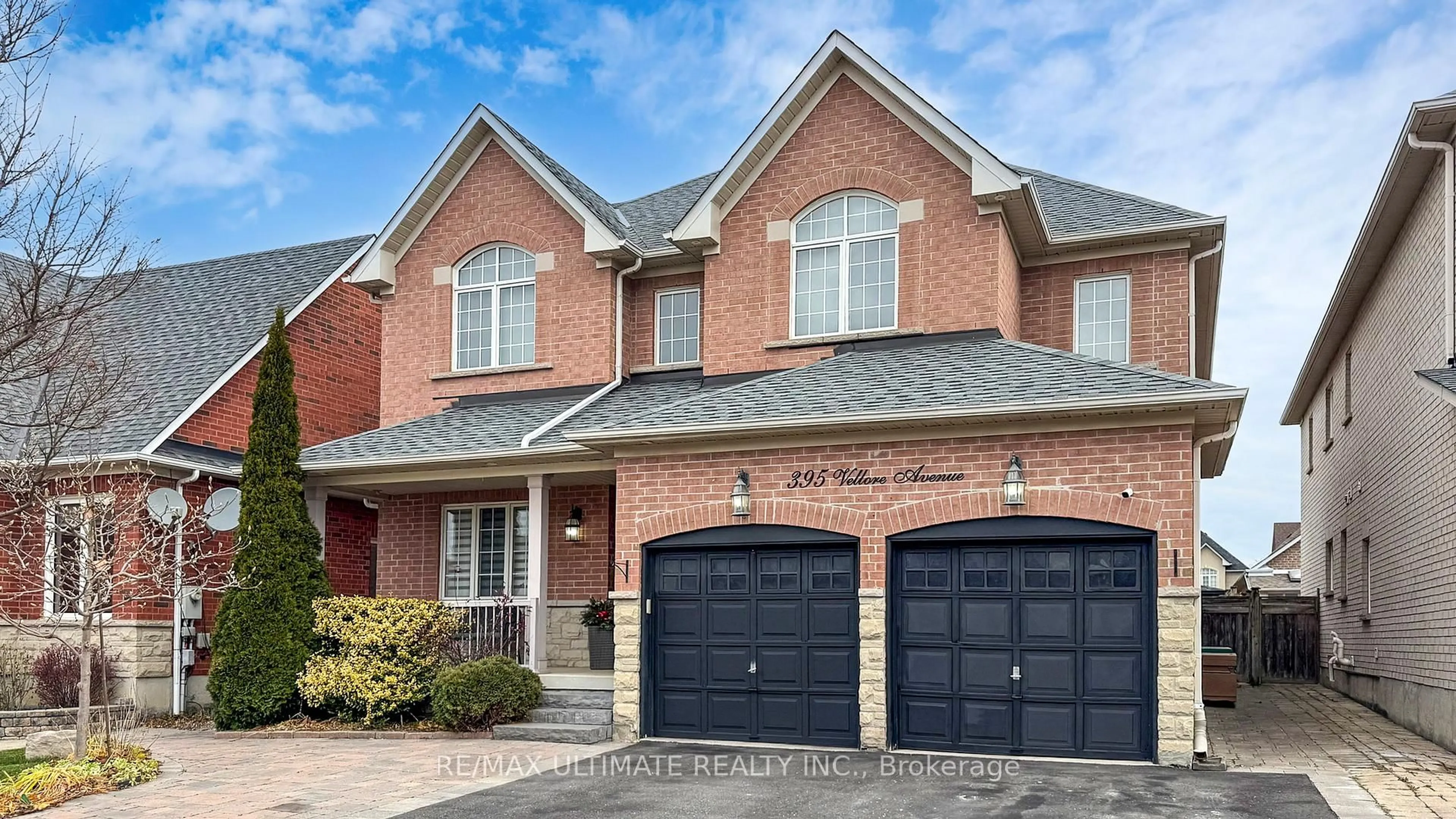 Home with brick exterior material, street for 395 Vellore Ave, Vaughan Ontario L4H 3C1