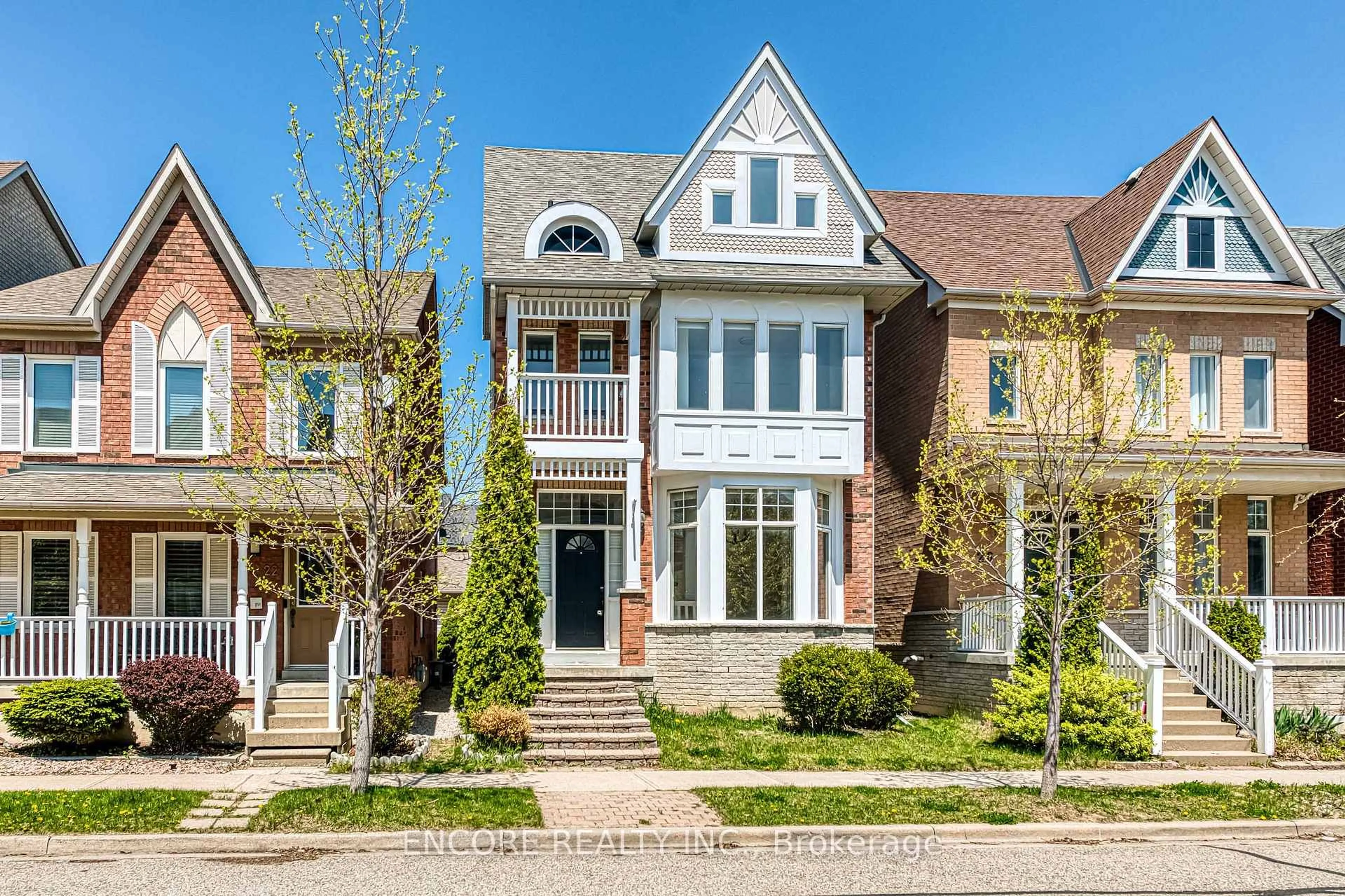 Home with brick exterior material, street for 24 Spring Meadow Ave, Markham Ontario L6B 1B5