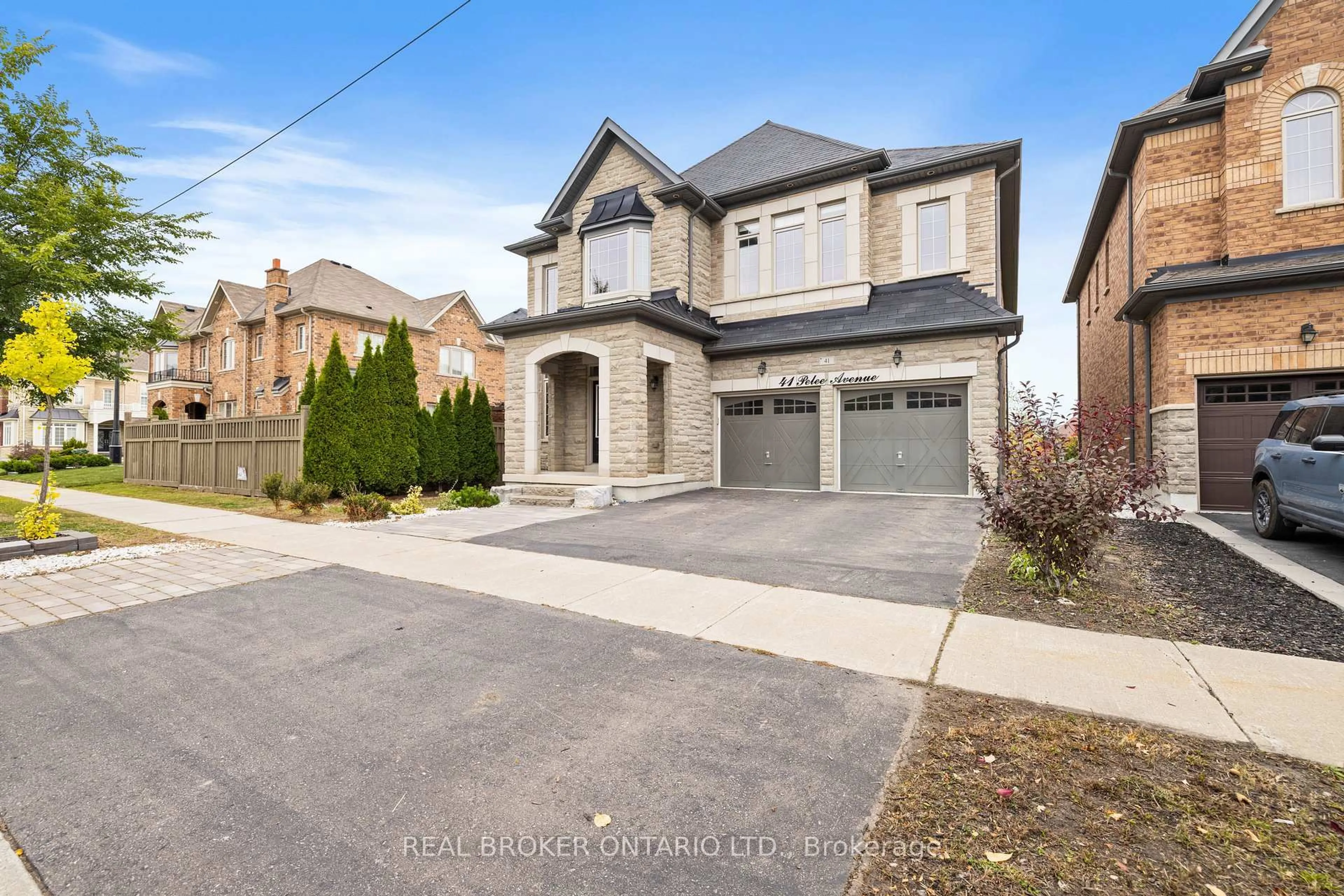 Home with brick exterior material, street for 41 Pelee Ave, Vaughan Ontario L4H 3Y9