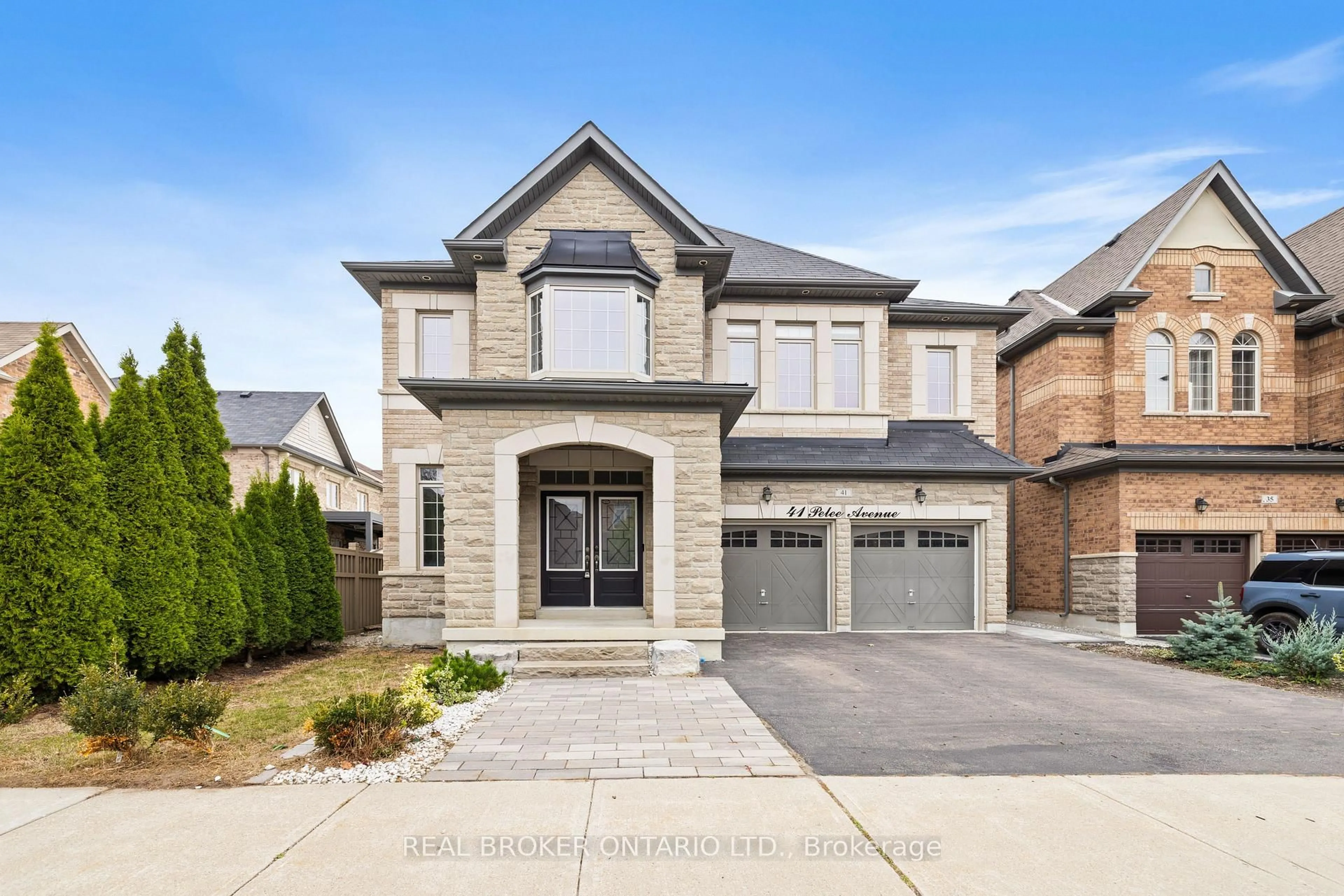 Home with brick exterior material, street for 41 Pelee Ave, Vaughan Ontario L4H 3Y9