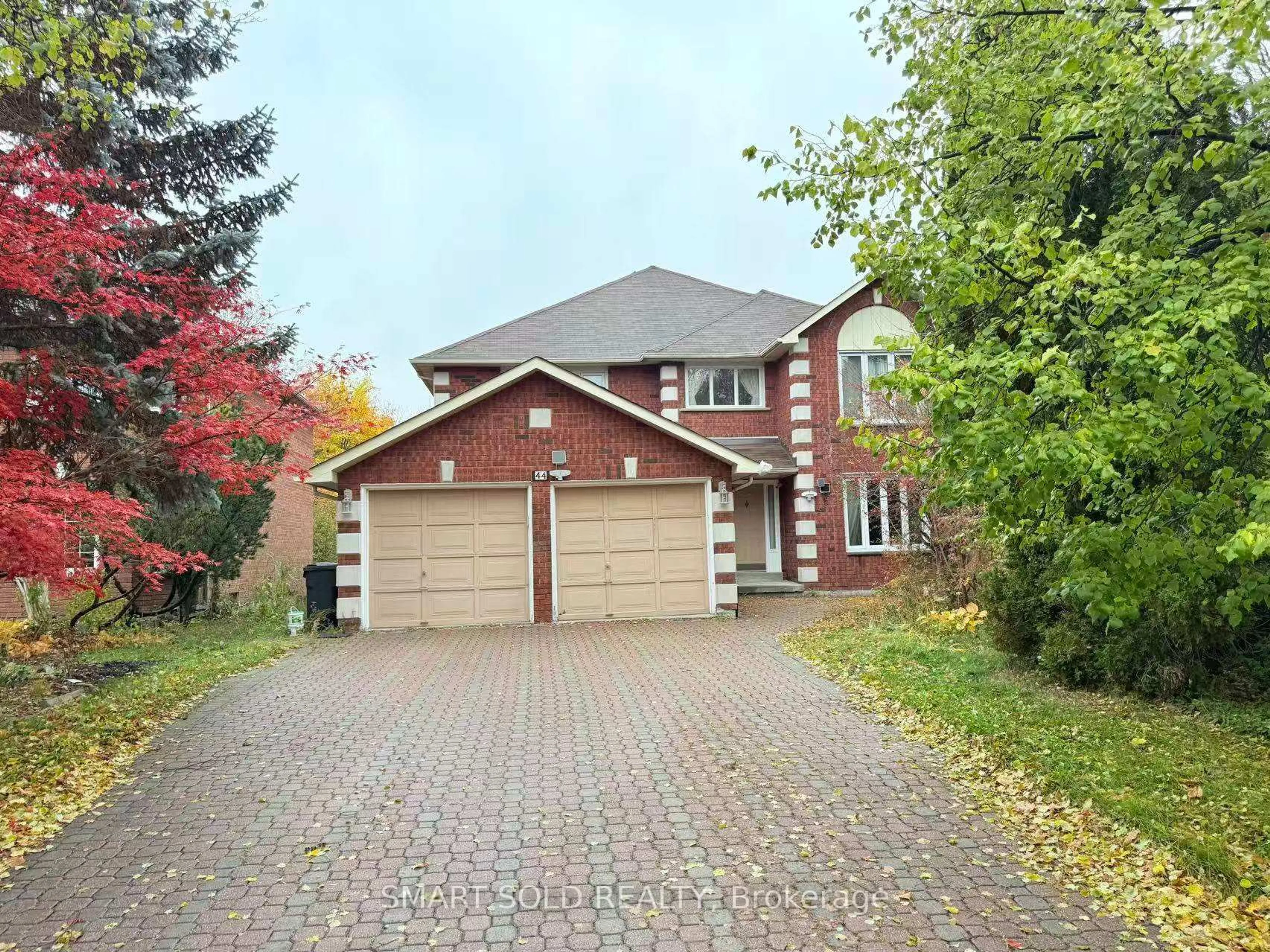 Home with brick exterior material, street for 44 Castleridge Dr, Richmond Hill Ontario L4B 1P8