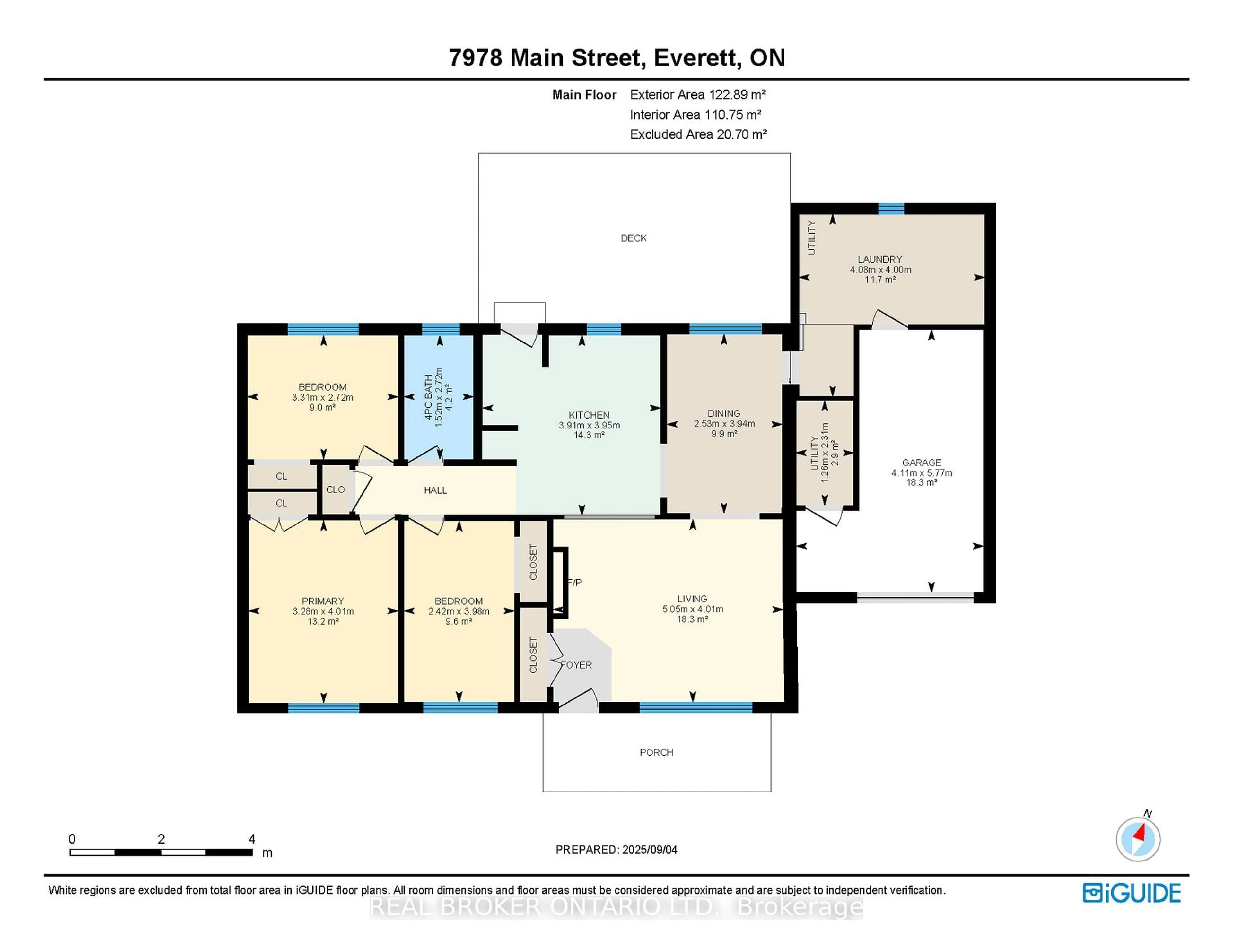Floor plan for 7978 Main St, Adjala-Tosorontio Ontario L0M 1J0