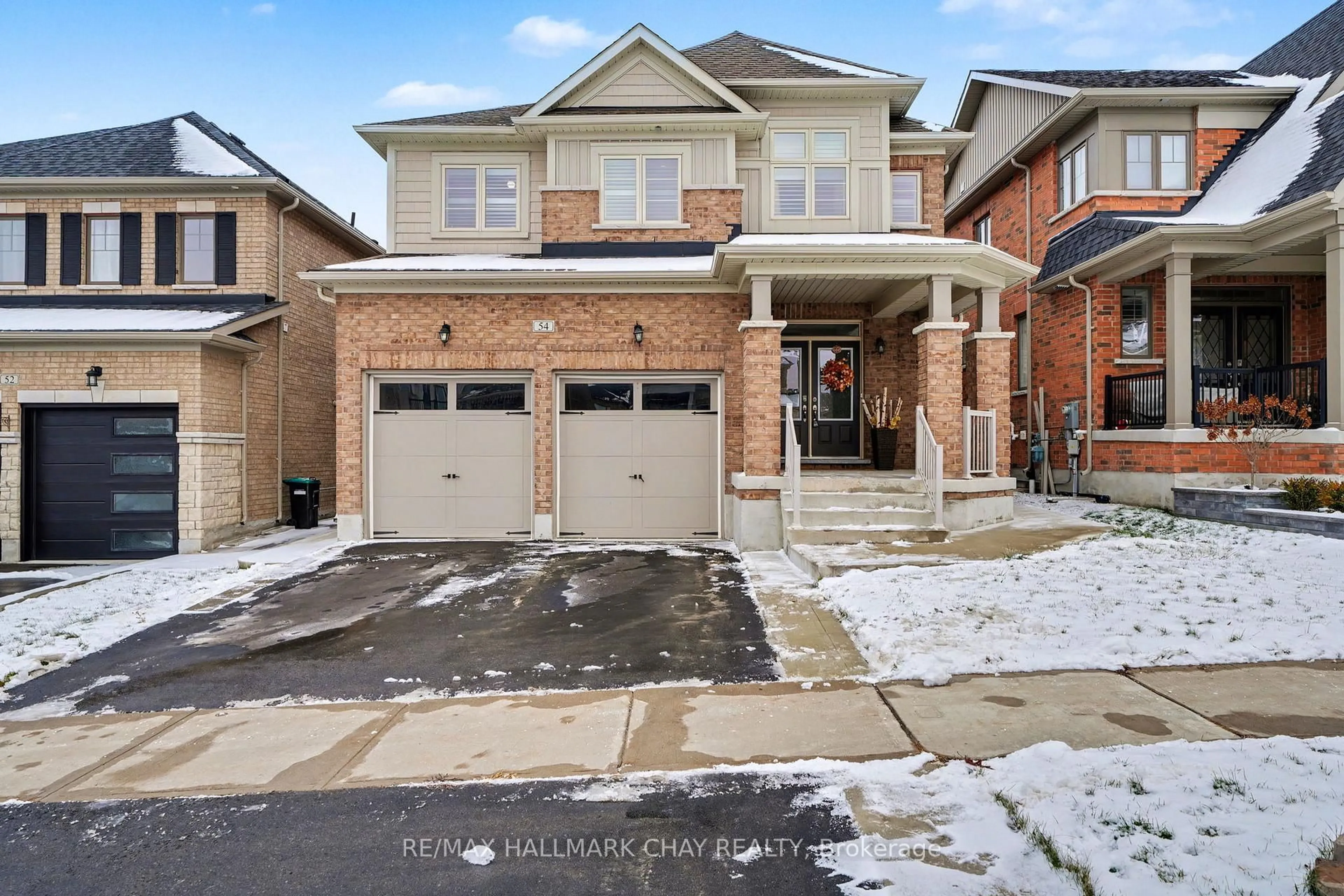 Home with brick exterior material, street for 54 Gould Cres, New Tecumseth Ontario L0G 1A0