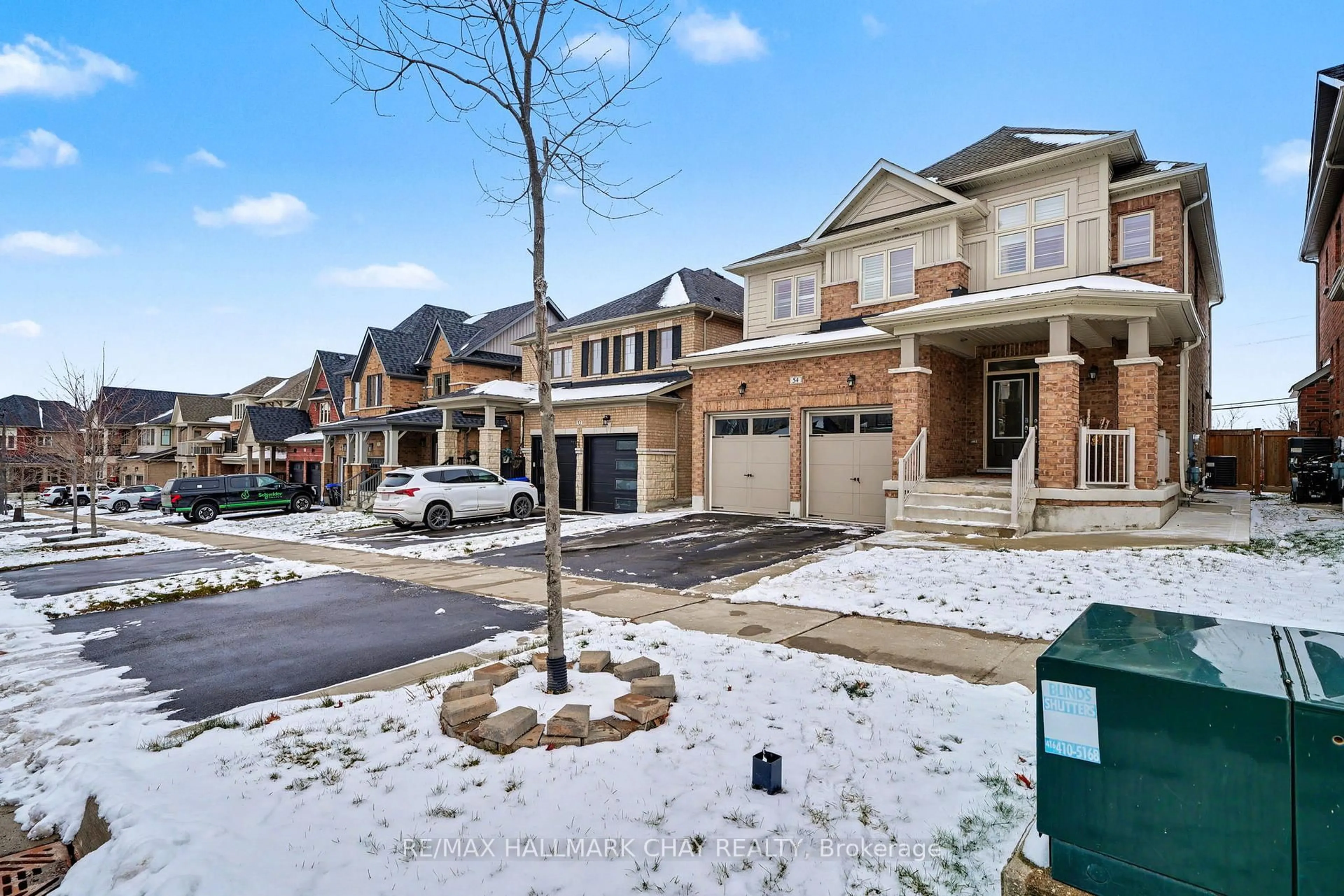 A pic from outside/outdoor area/front of a property/back of a property/a pic from drone, street for 54 Gould Cres, New Tecumseth Ontario L0G 1A0