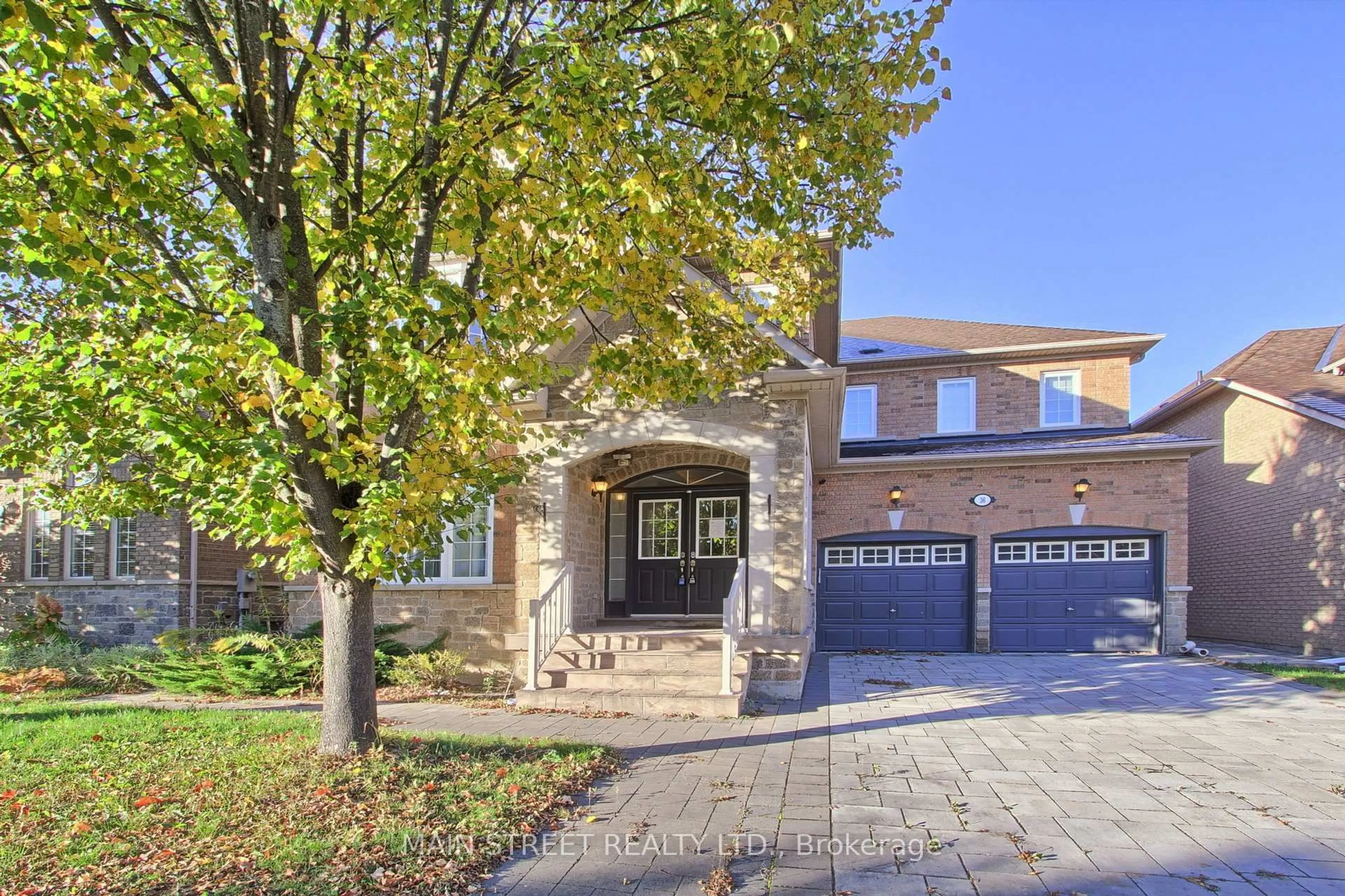 Home with brick exterior material, street for 36 Adastra Cres, Markham Ontario L6C 3G7