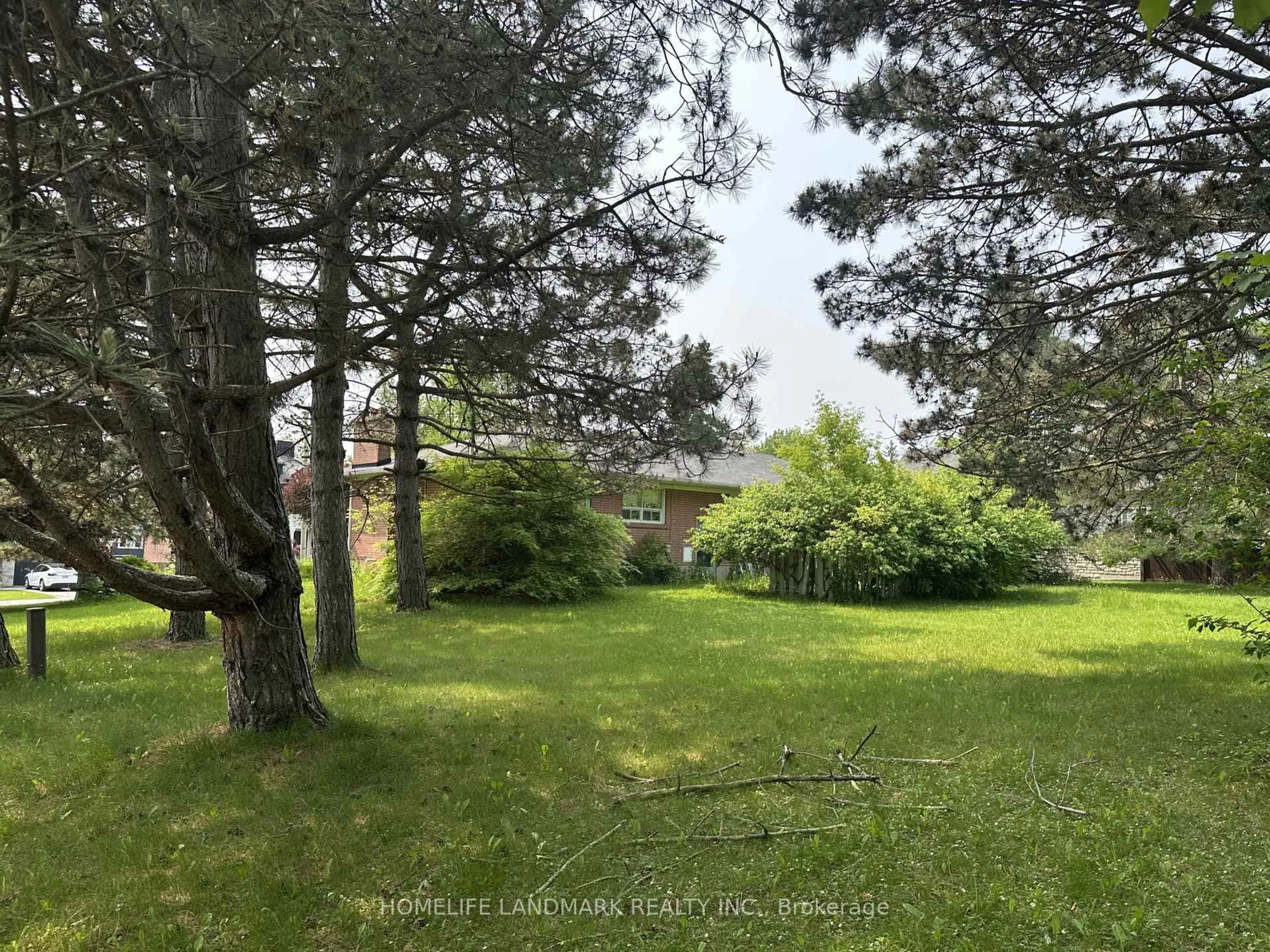 A pic from outside/outdoor area/front of a property/back of a property/a pic from drone, forest/trees view for 21 Grandview Blvd, Markham Ontario L3P 1E9