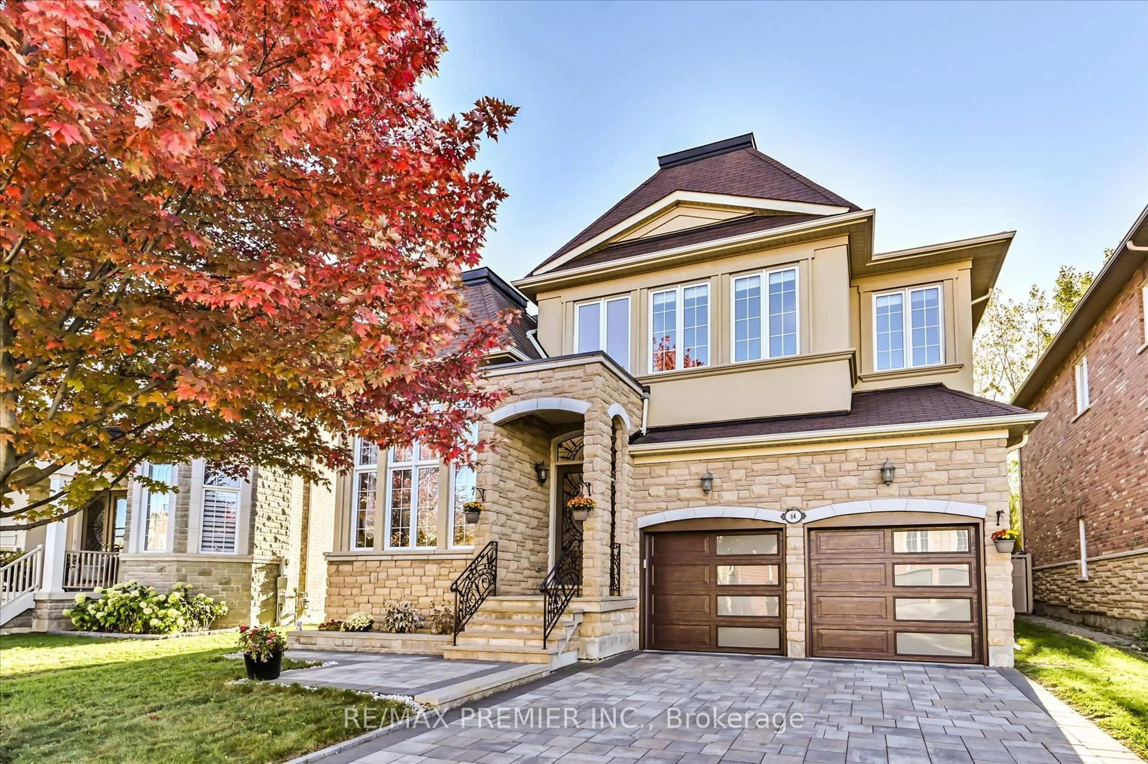 Home with brick exterior material, street for 64 Heintzman Cres, Vaughan Ontario L6A 4T1