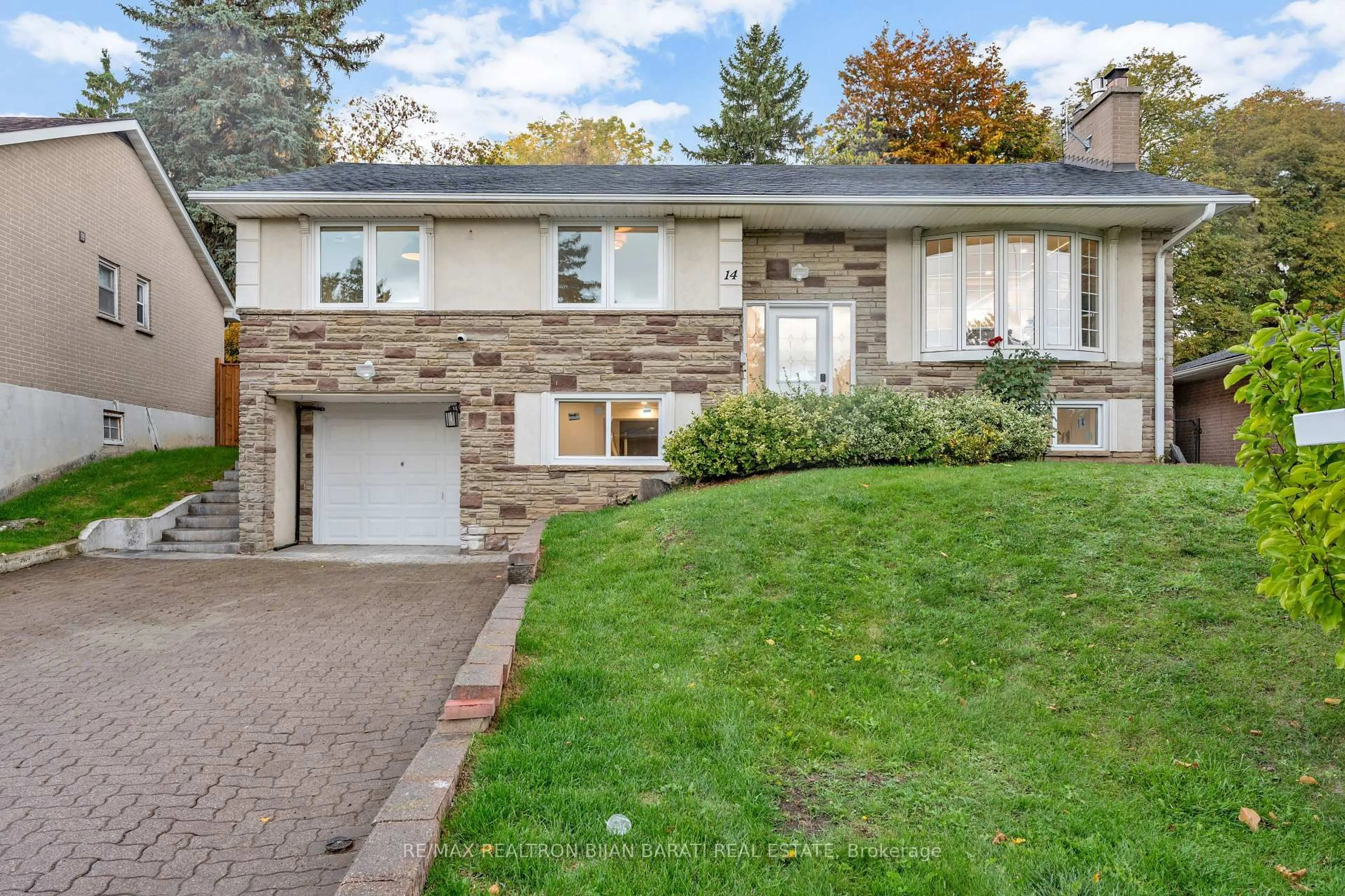 Home with brick exterior material, street for 14 Henderson Ave, Markham Ontario L3T 2K3