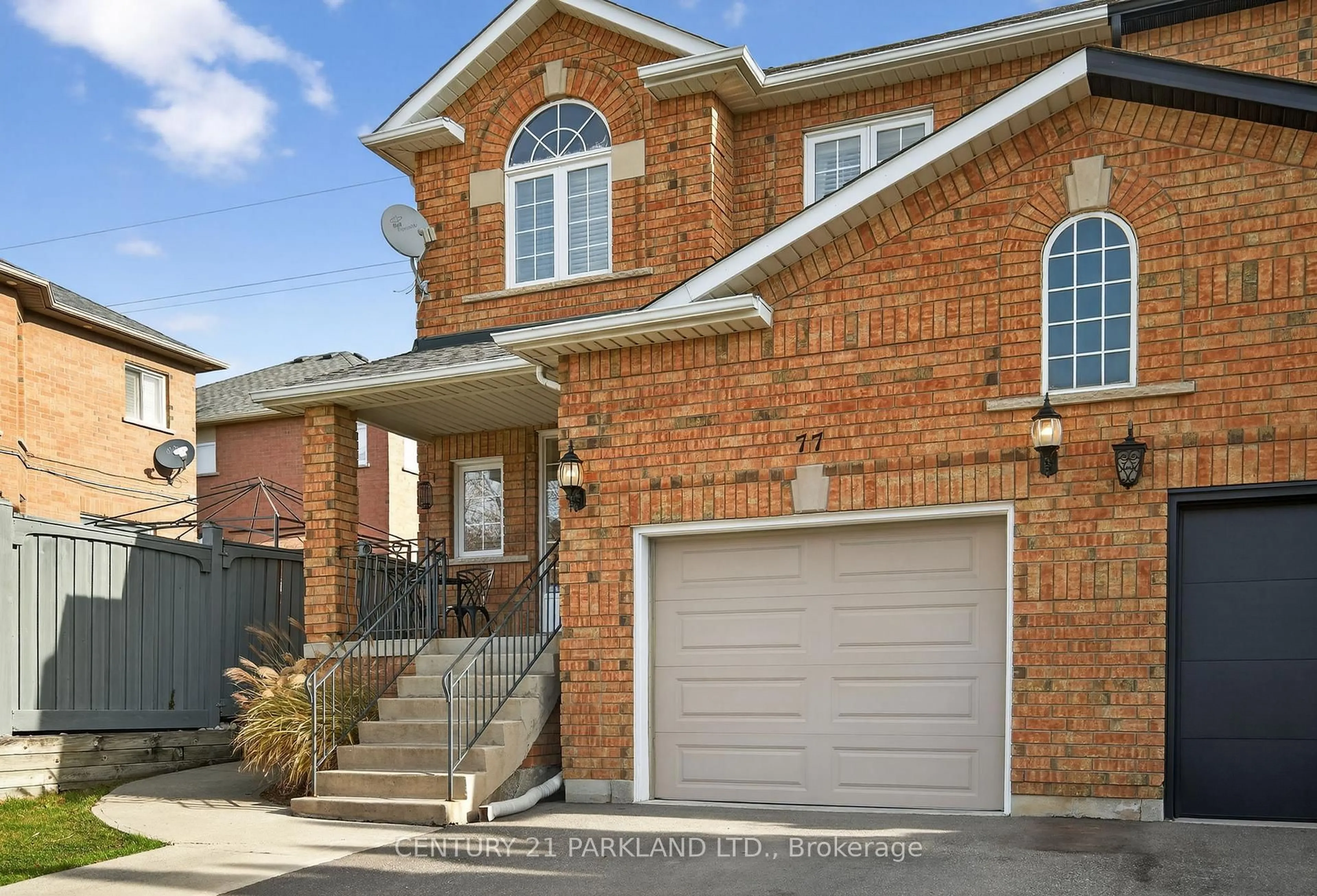 Home with brick exterior material, street for 77 MONTE CARLO Dr, Vaughan Ontario L4H 1T3