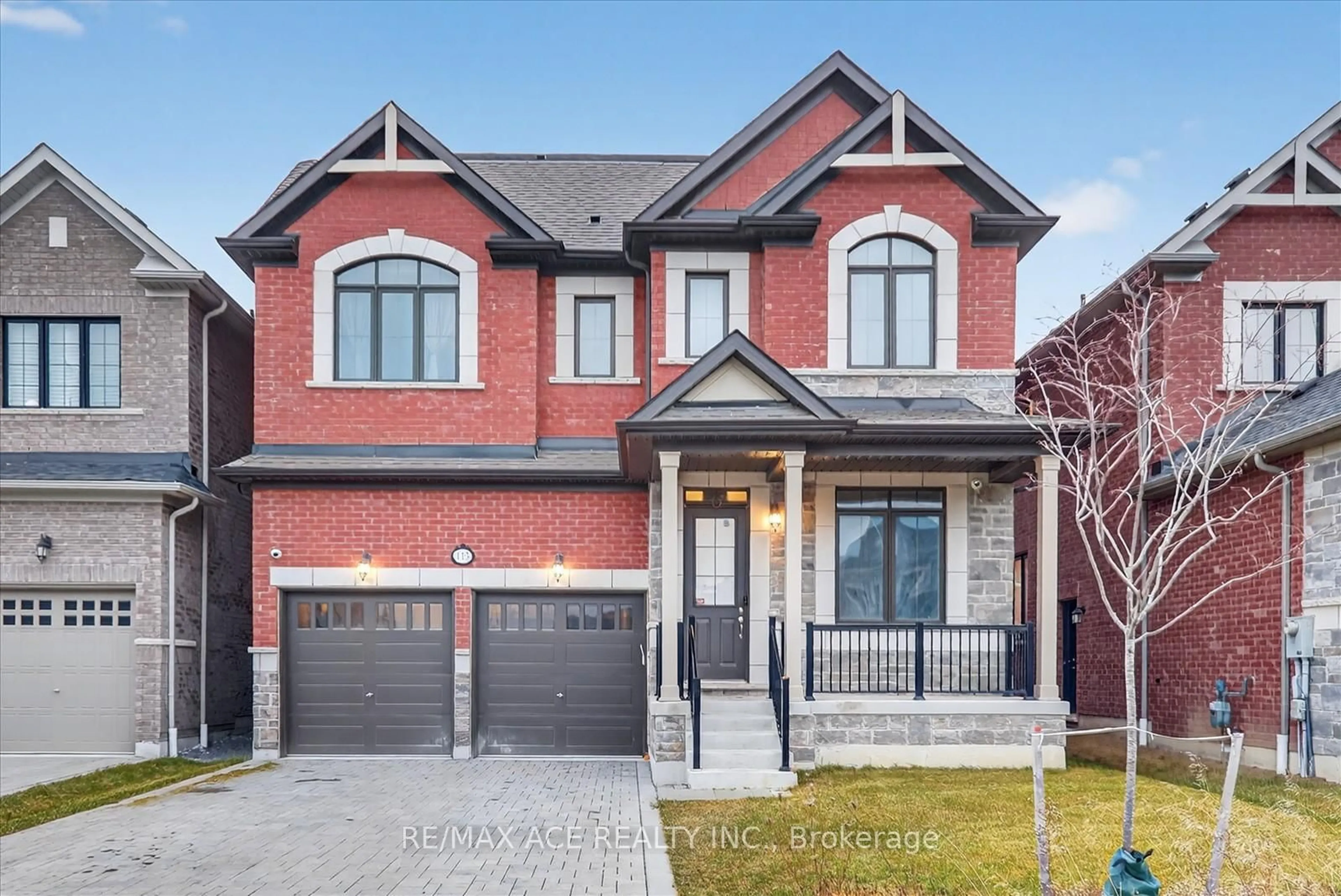 Home with brick exterior material, street for 113 Jinnah Ave, Markham Ontario L3S 0G4