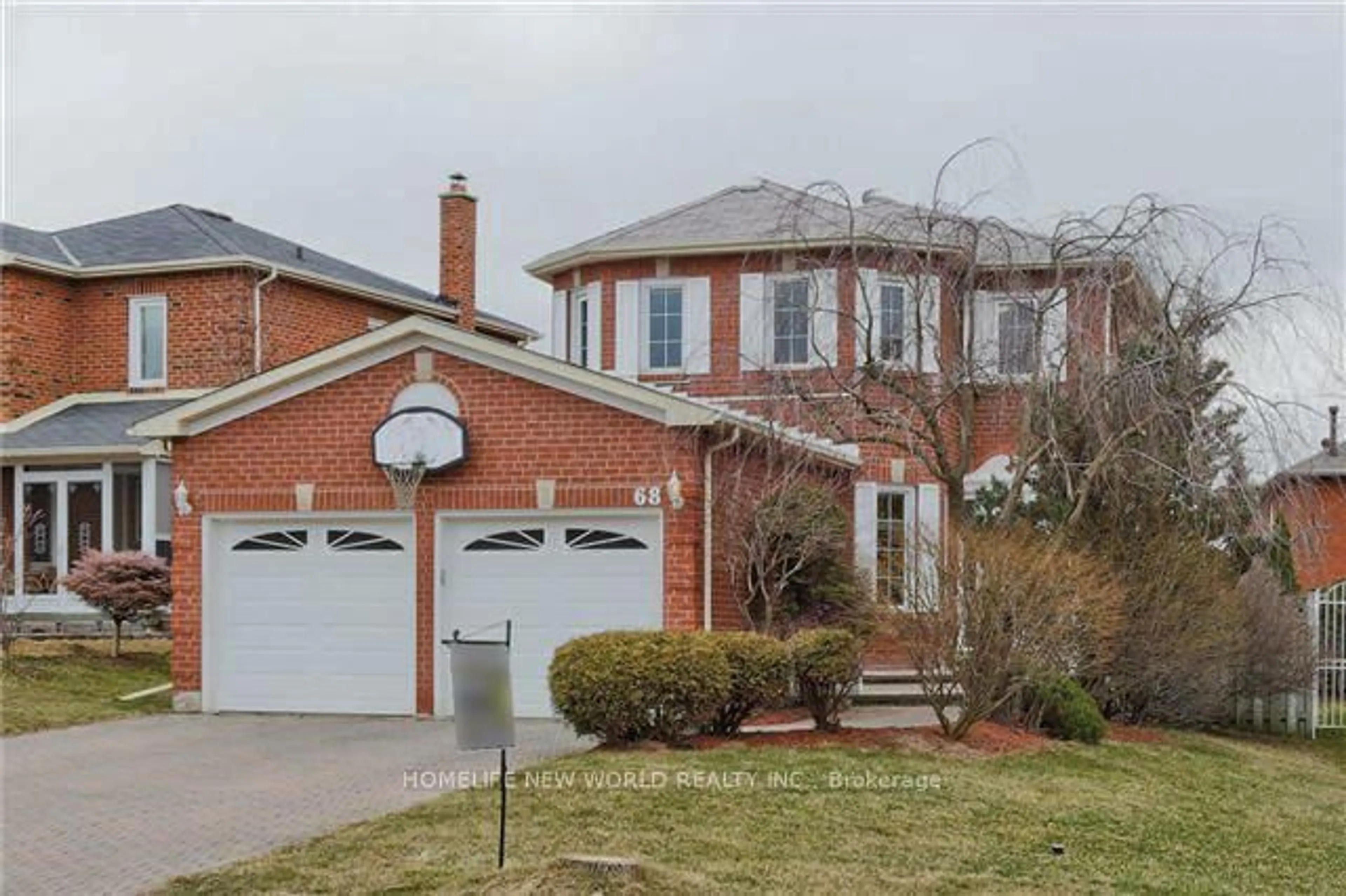 Home with brick exterior material, street for 68 Militia Tr, Markham Ontario L3R 9G7
