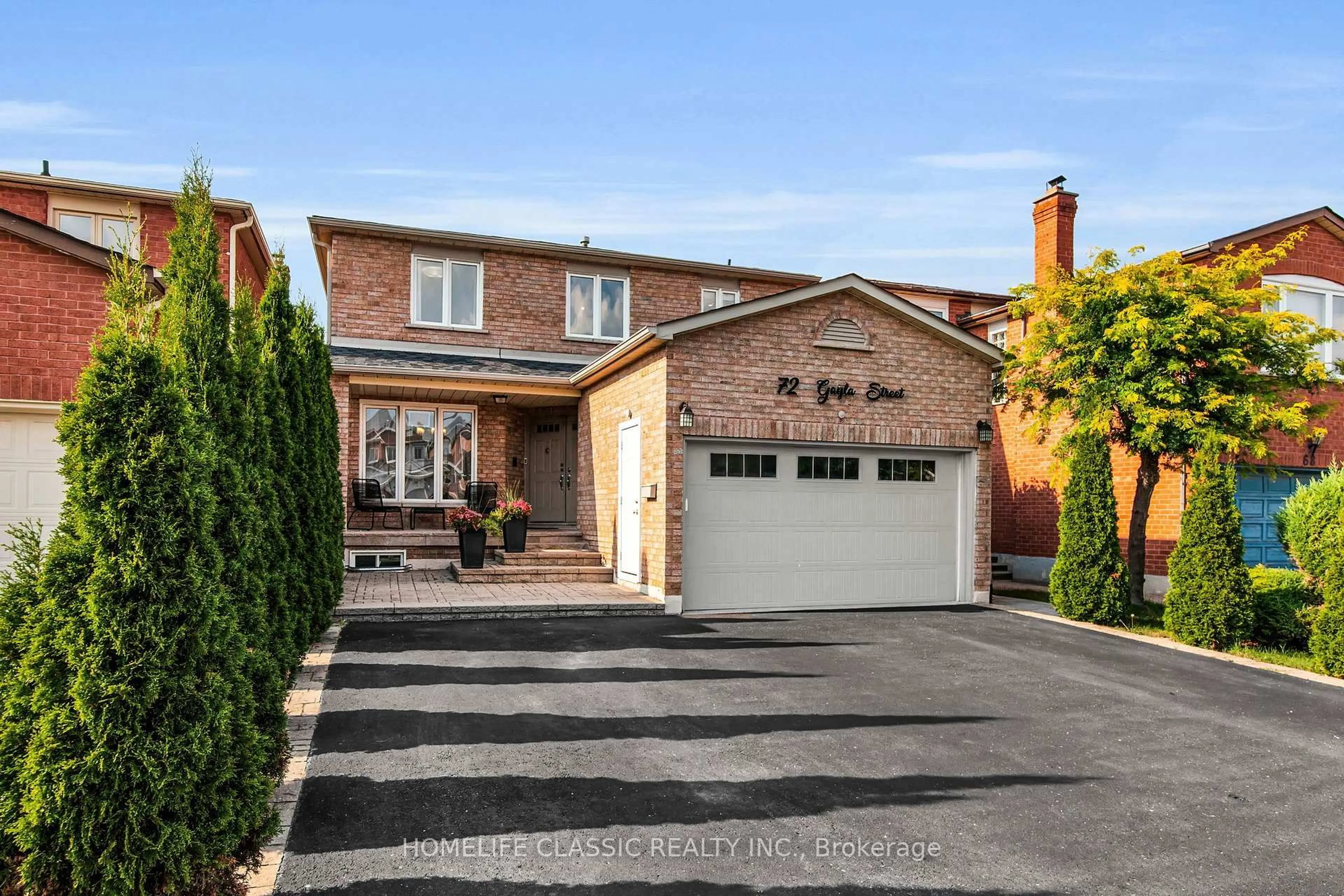 Home with brick exterior material, street for 72 Gayla St, Vaughan Ontario L4J 6G1