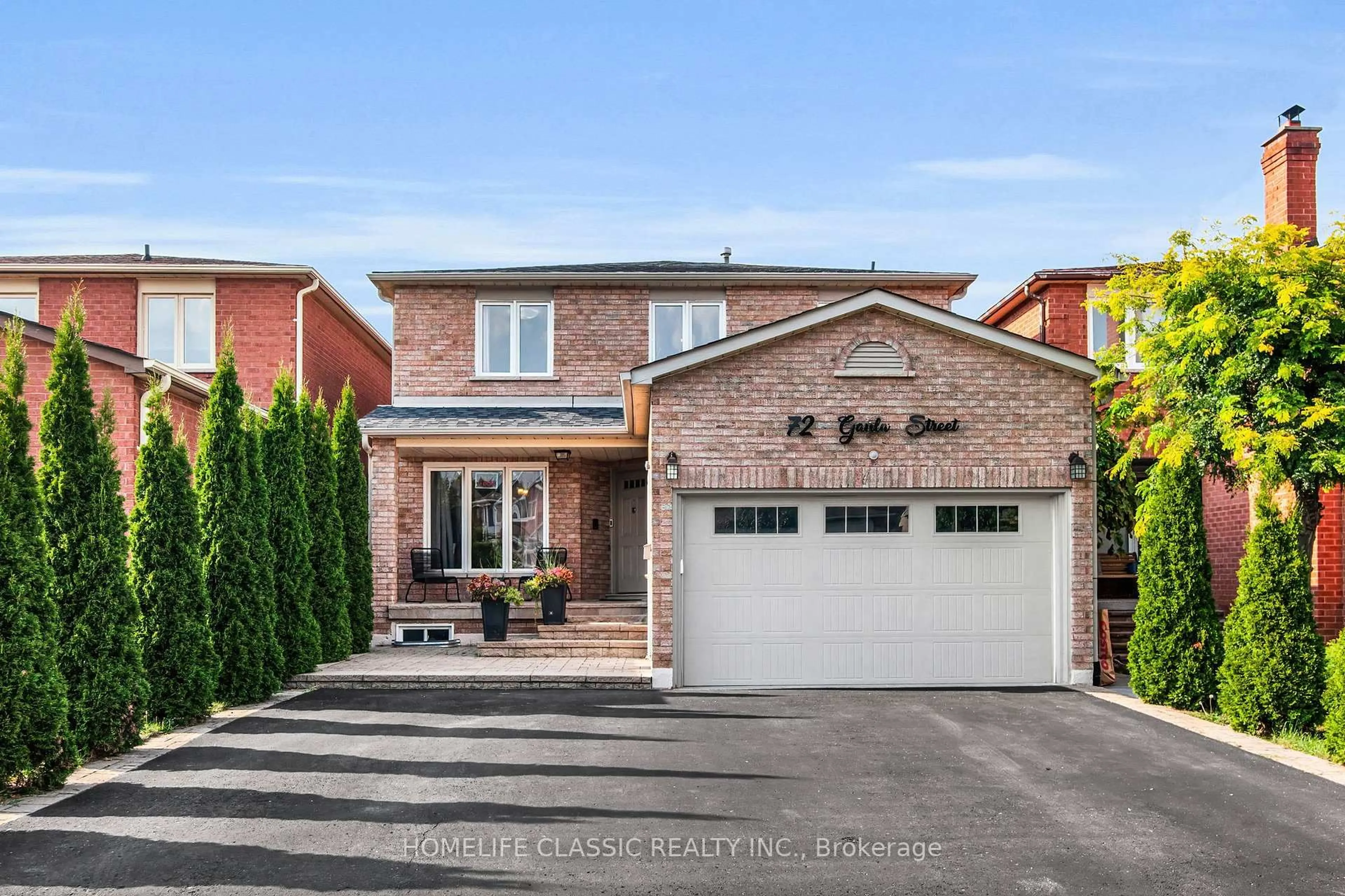 Home with brick exterior material, street for 72 Gayla St, Vaughan Ontario L4J 6G1