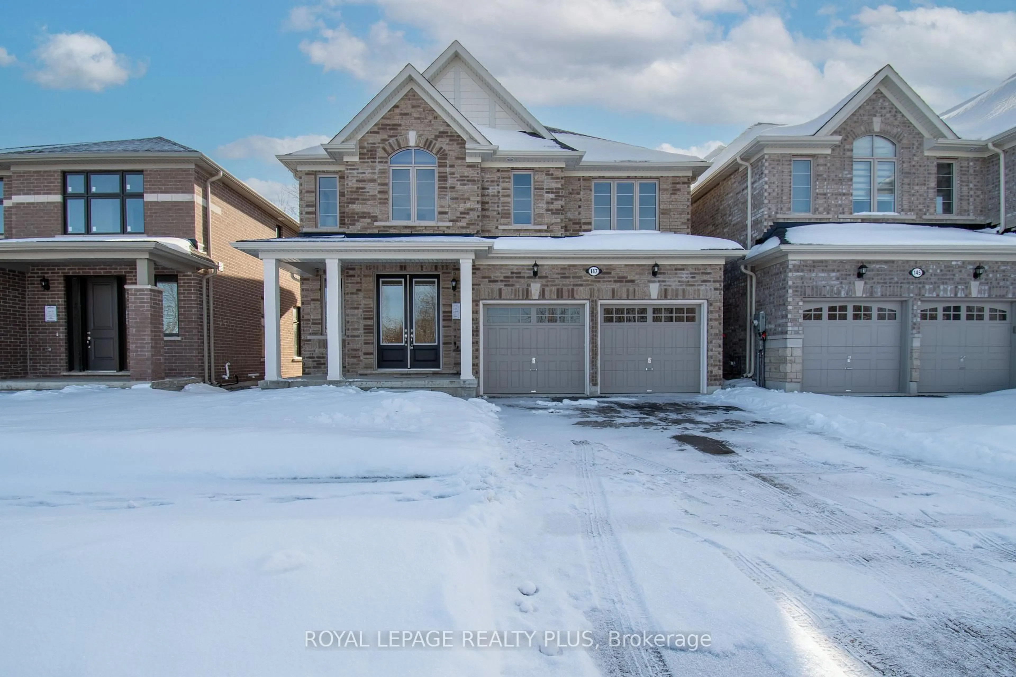 Home with brick exterior material, street for 147 Dovedale Dr, Georgina Ontario L4P 0S6