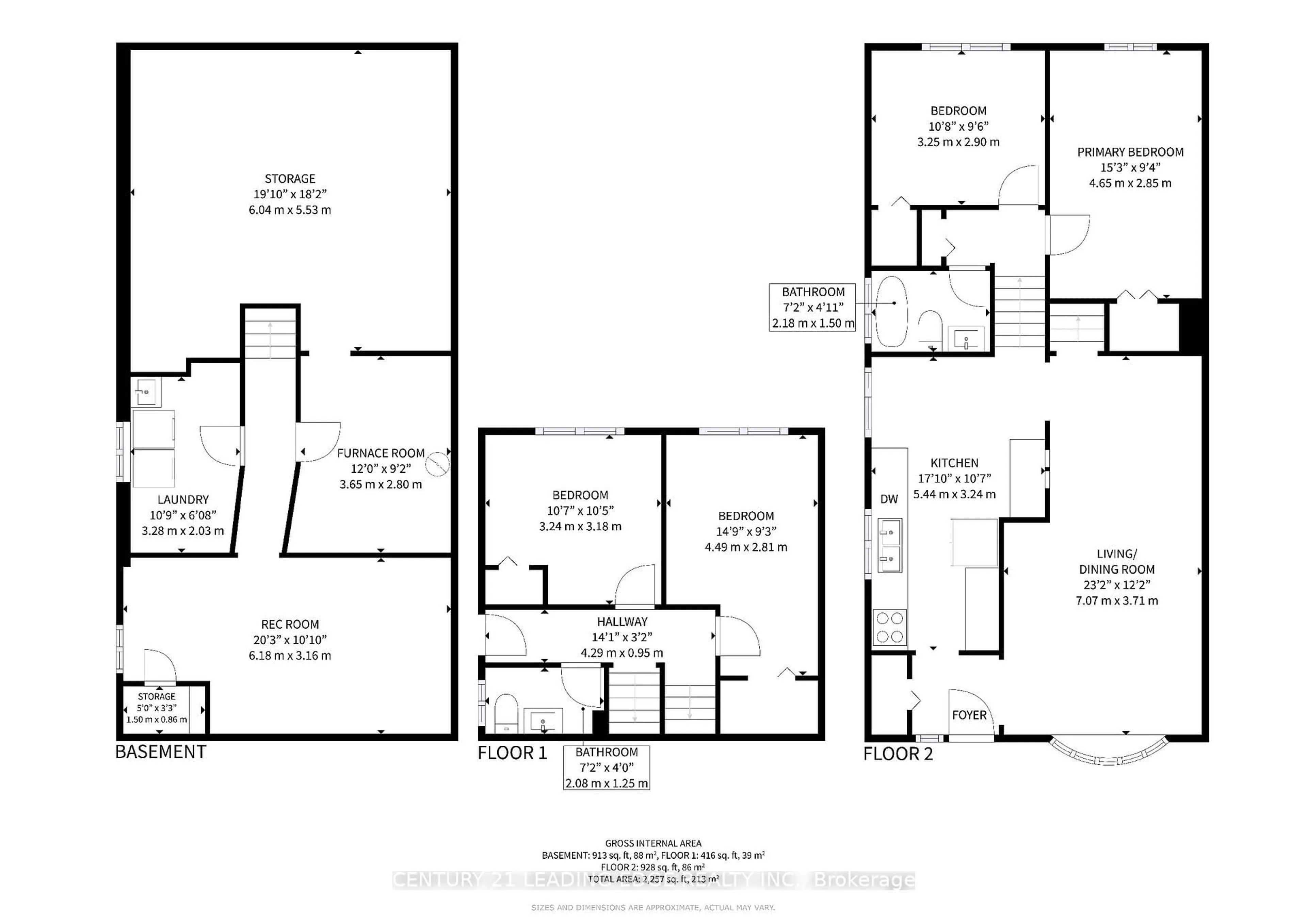 Floor plan for 113 Sherwood Forest Dr, Markham Ontario L3P 1P9