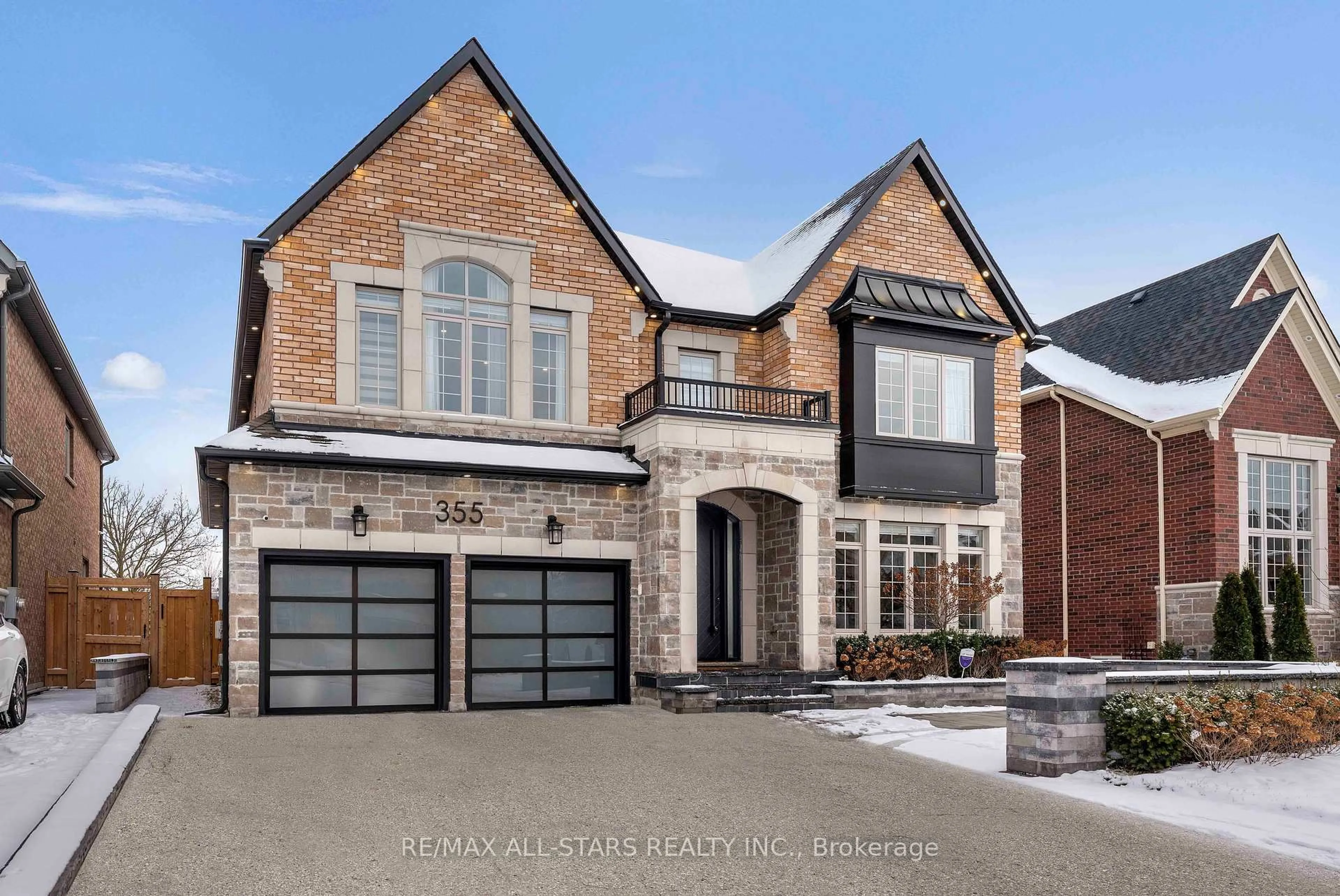 Home with brick exterior material, street for 355 Reg Harrison Tr, Newmarket Ontario L3X 0M2