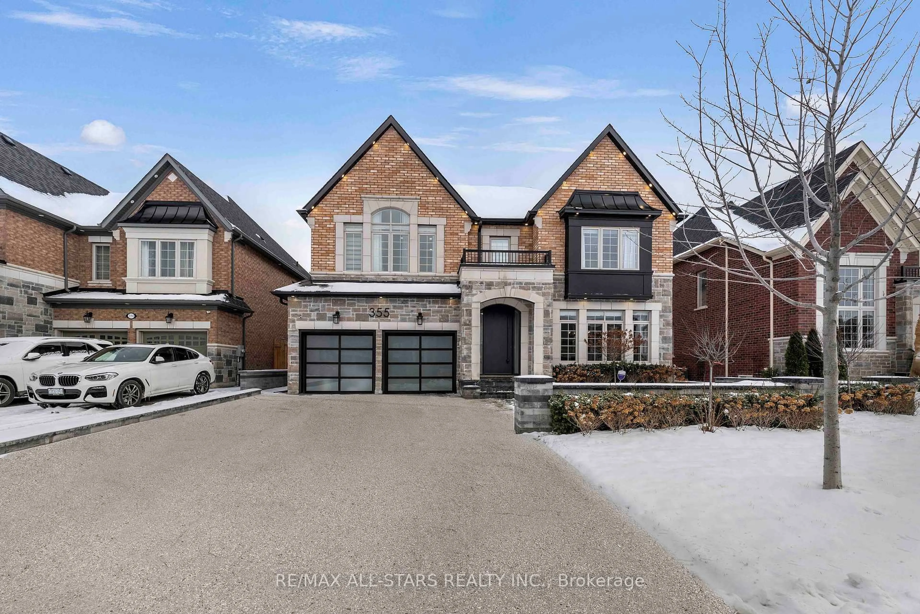 Home with brick exterior material, street for 355 Reg Harrison Tr, Newmarket Ontario L3X 0M2