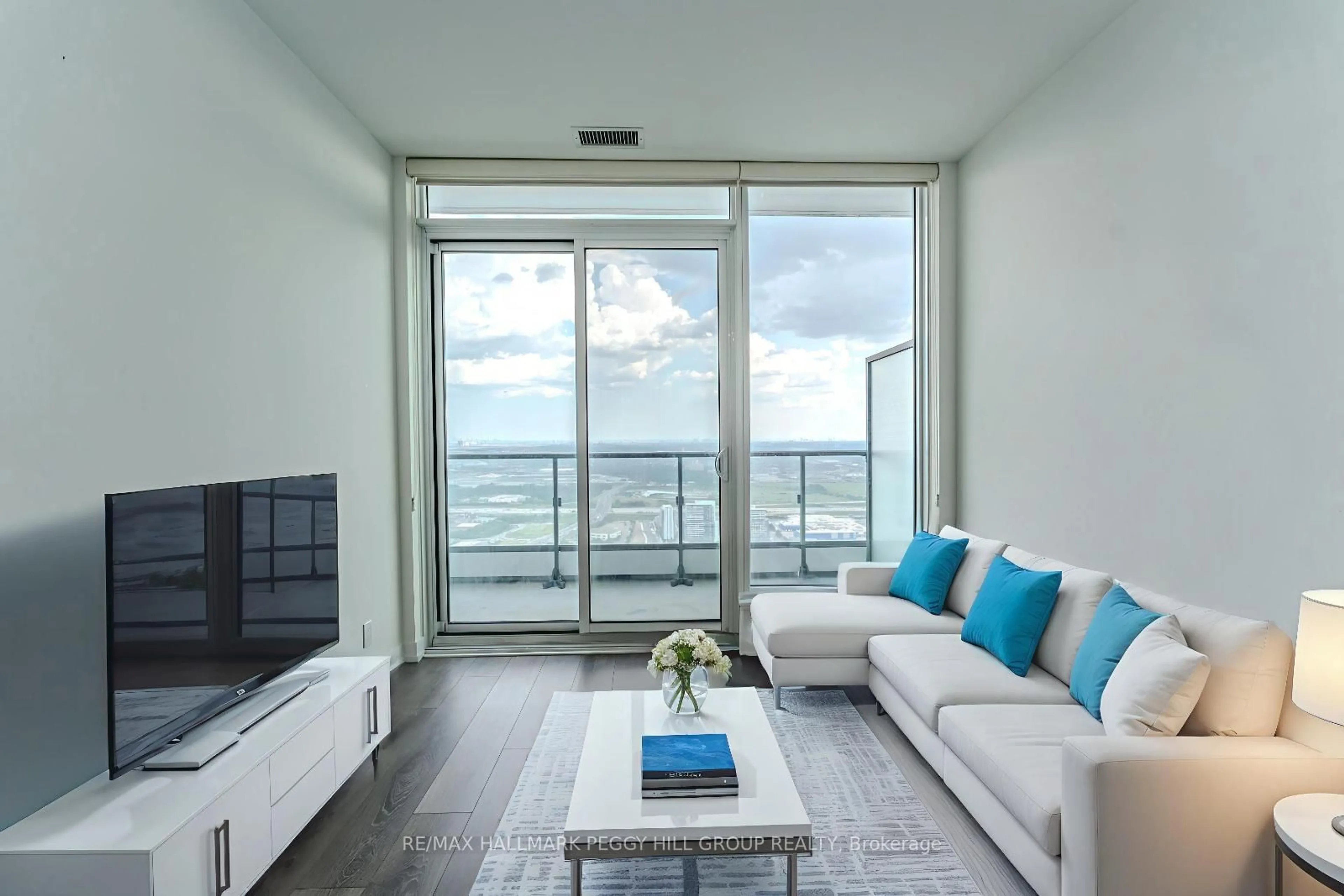 Living room with furniture, unknown for 5 Buttermill Ave #PH05, Vaughan Ontario L4K 0J5