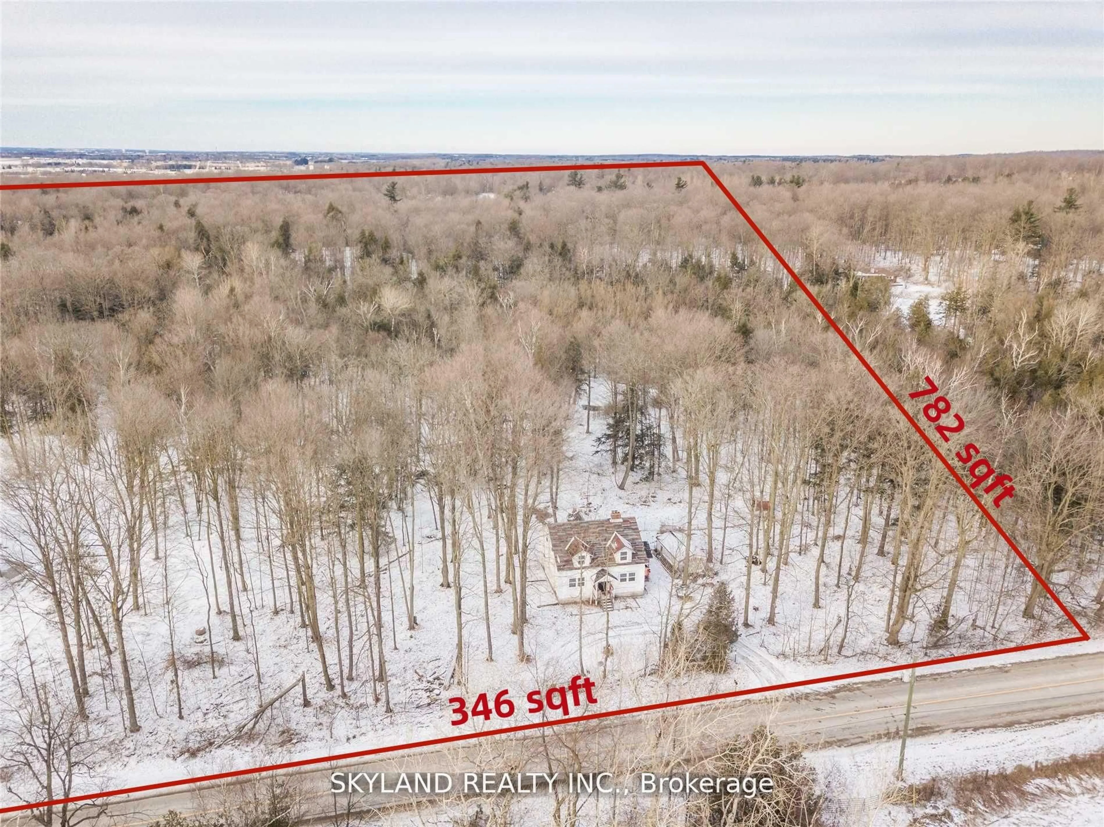 A pic from outside/outdoor area/front of a property/back of a property/a pic from drone, forest/trees view for 2692 Vandorf Sdrd, Whitchurch-Stouffville Ontario L0H 1G0
