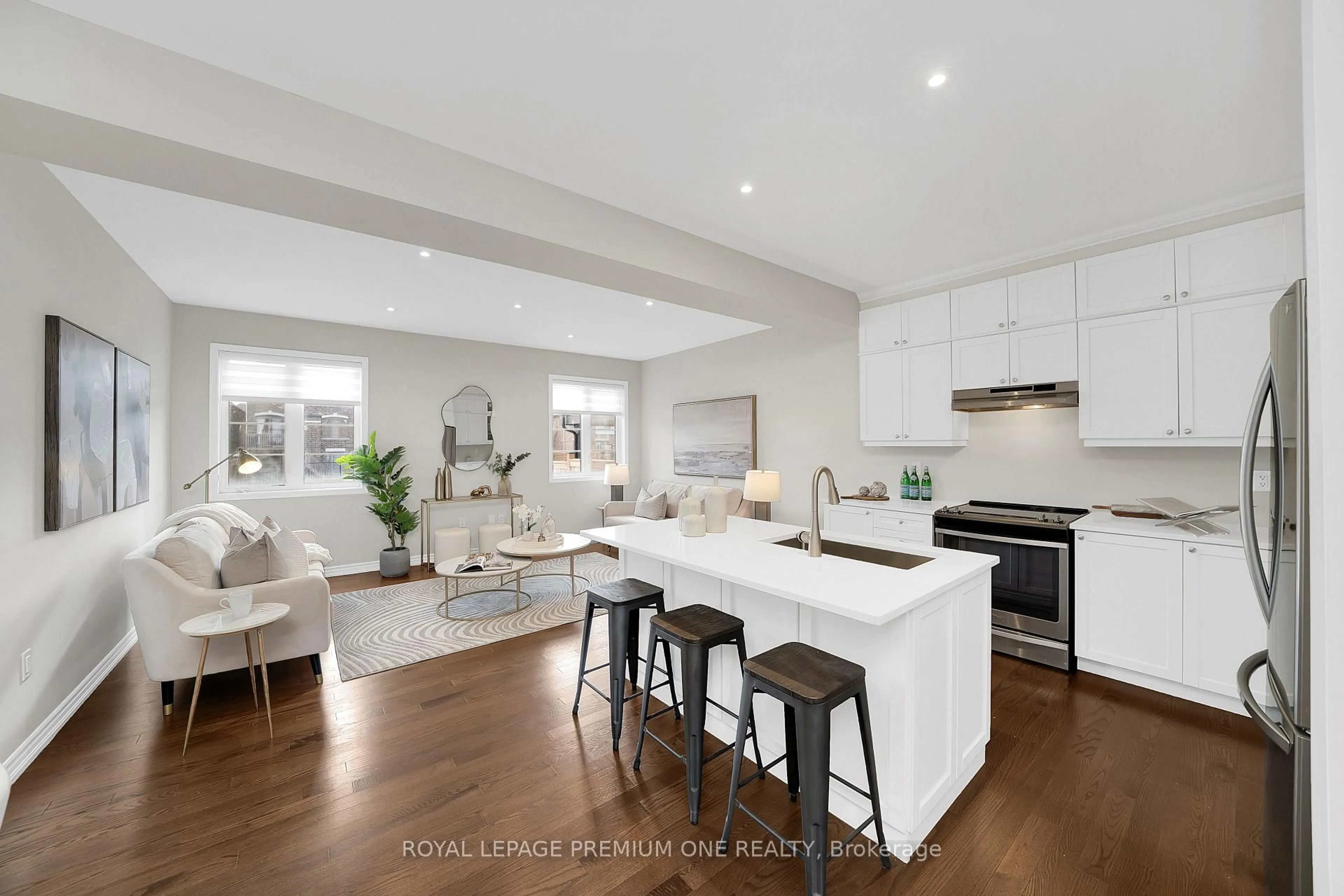 Open concept kitchen, unknown for 53 McMichael Ave, Vaughan Ontario L4H 4T3