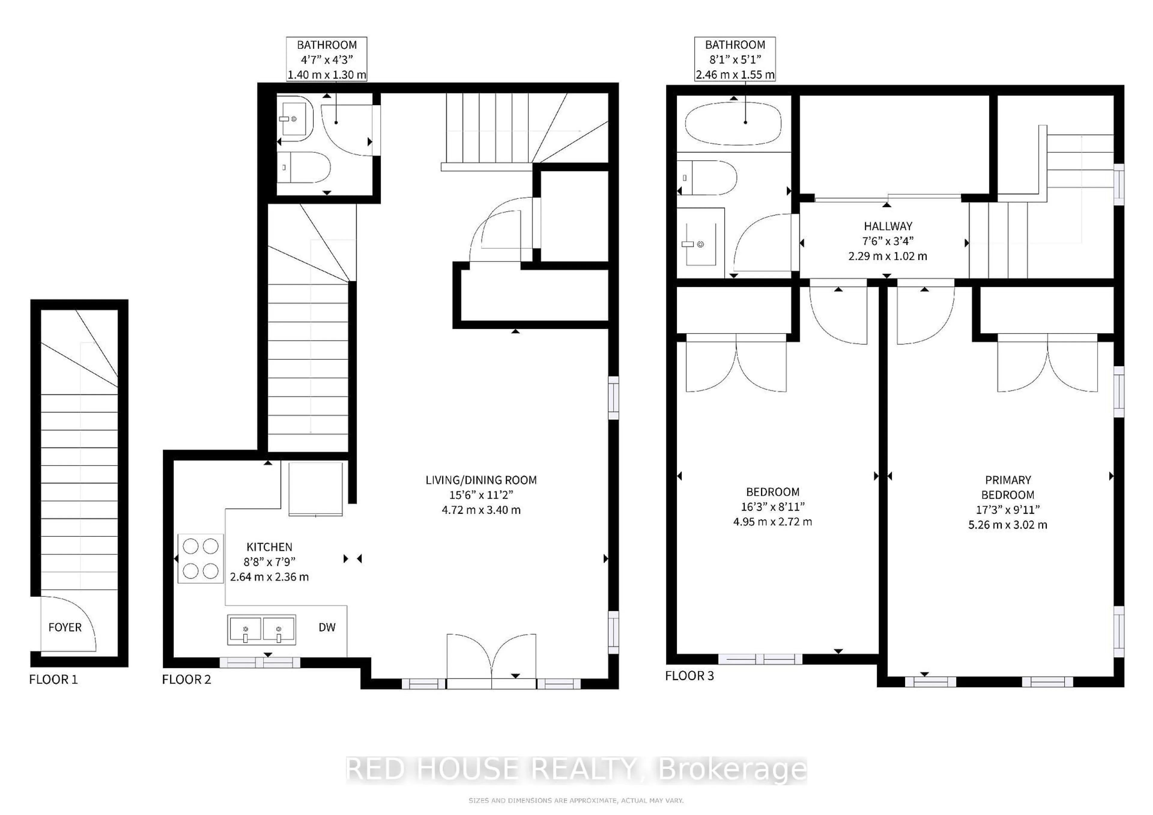 Floor plan for 26 Bruce St #E08, Vaughan Ontario L4L 1J4