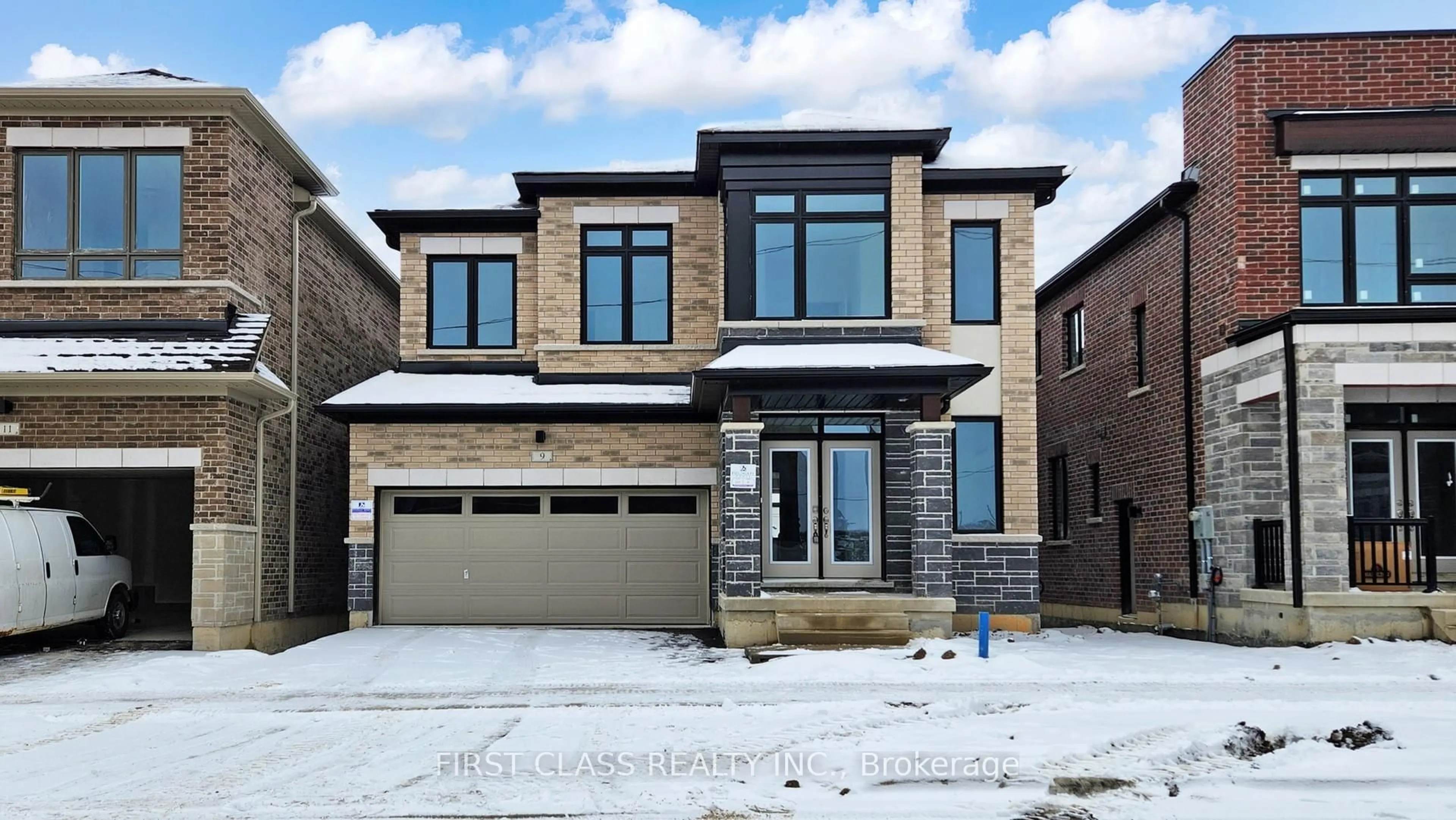 Home with brick exterior material, street for 9 PERCHERON Crt, Markham Ontario L6C 3T5