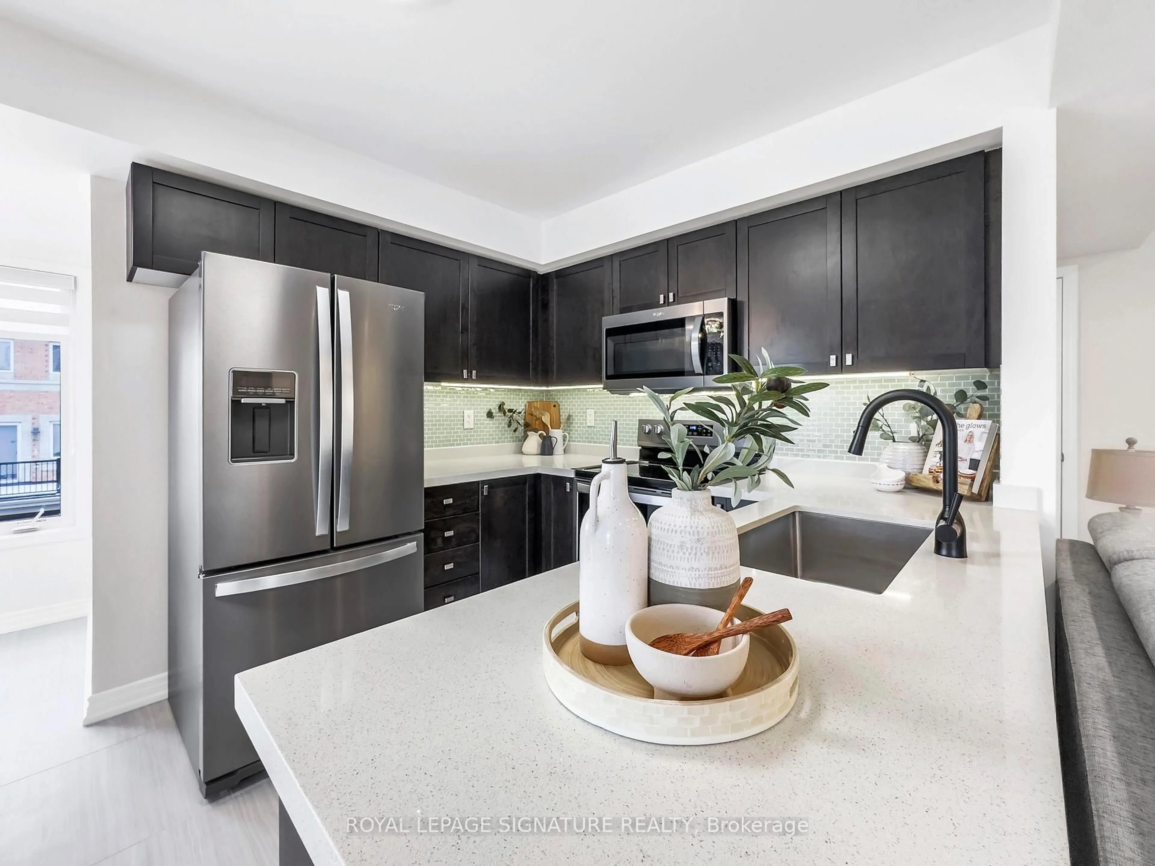 Contemporary kitchen, ceramic/tile floor for 2249 Bur Oak Ave, Markham Ontario L6E 0C2