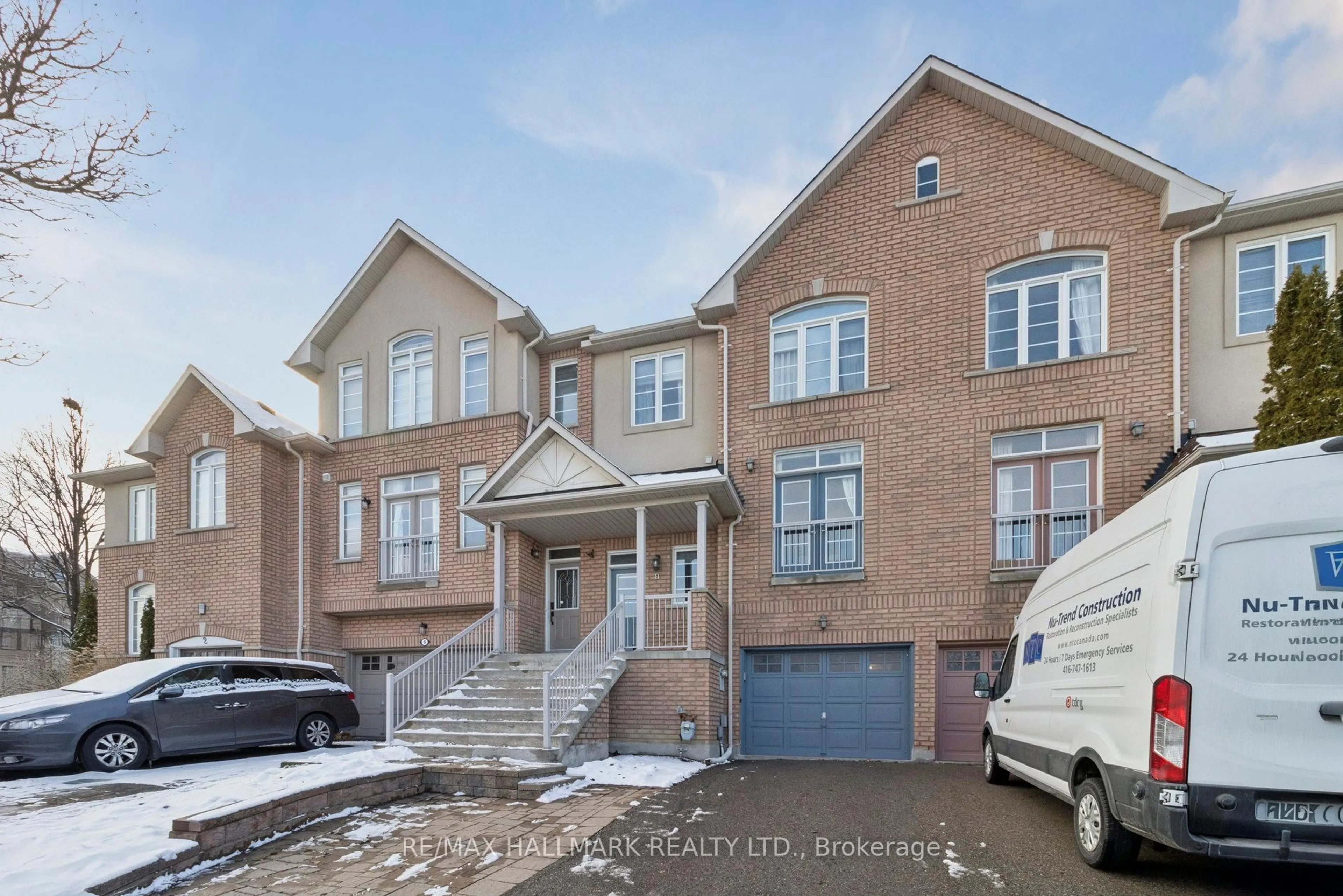 Home with brick exterior material, street for 8 Mistywood Cres, Vaughan Ontario L4J 9E5