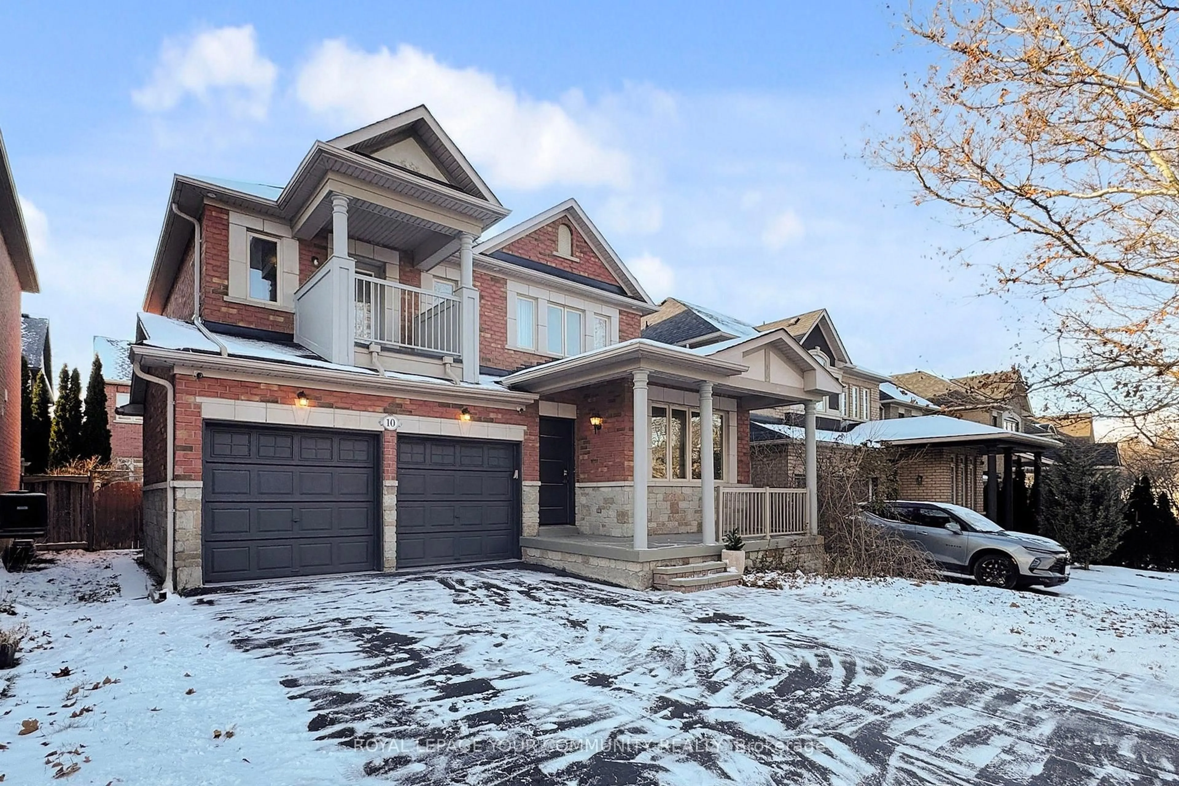 Home with brick exterior material, street for 10 Auburndale Dr, Vaughan Ontario L4J 9C1