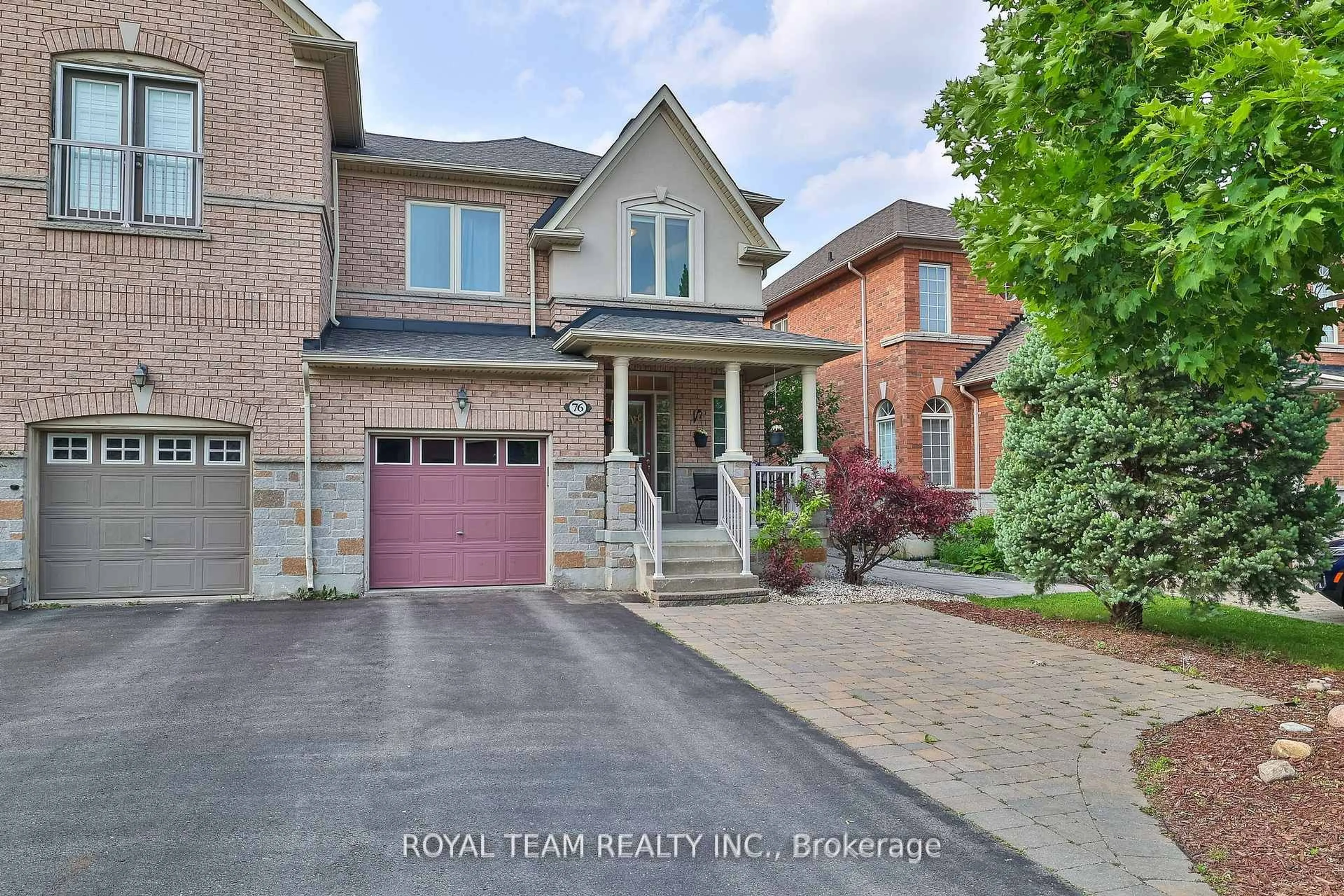 Home with brick exterior material, street for 76 Degas Dr, Vaughan Ontario L4J 9J3