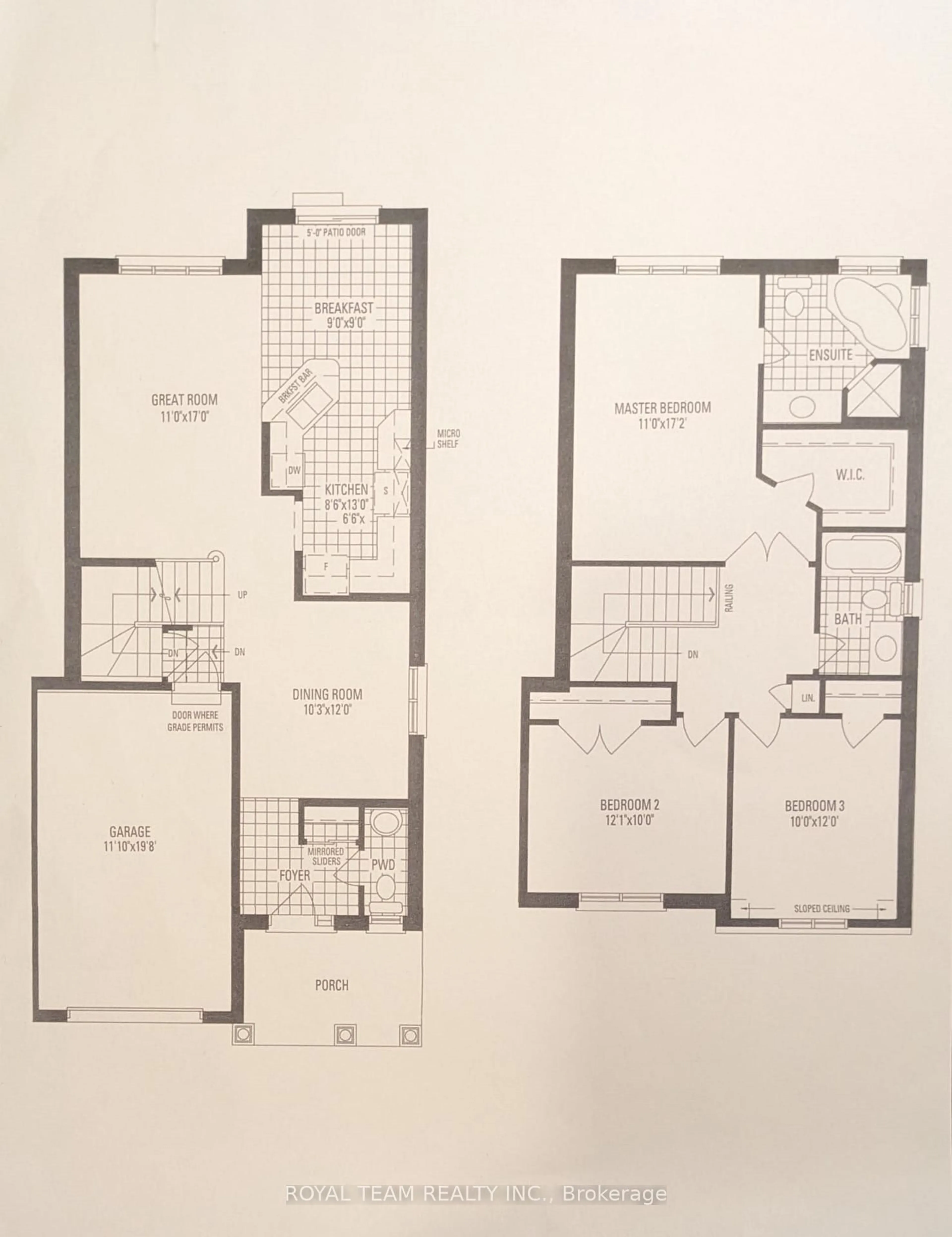 Floor plan for 76 Degas Dr, Vaughan Ontario L4J 9J3