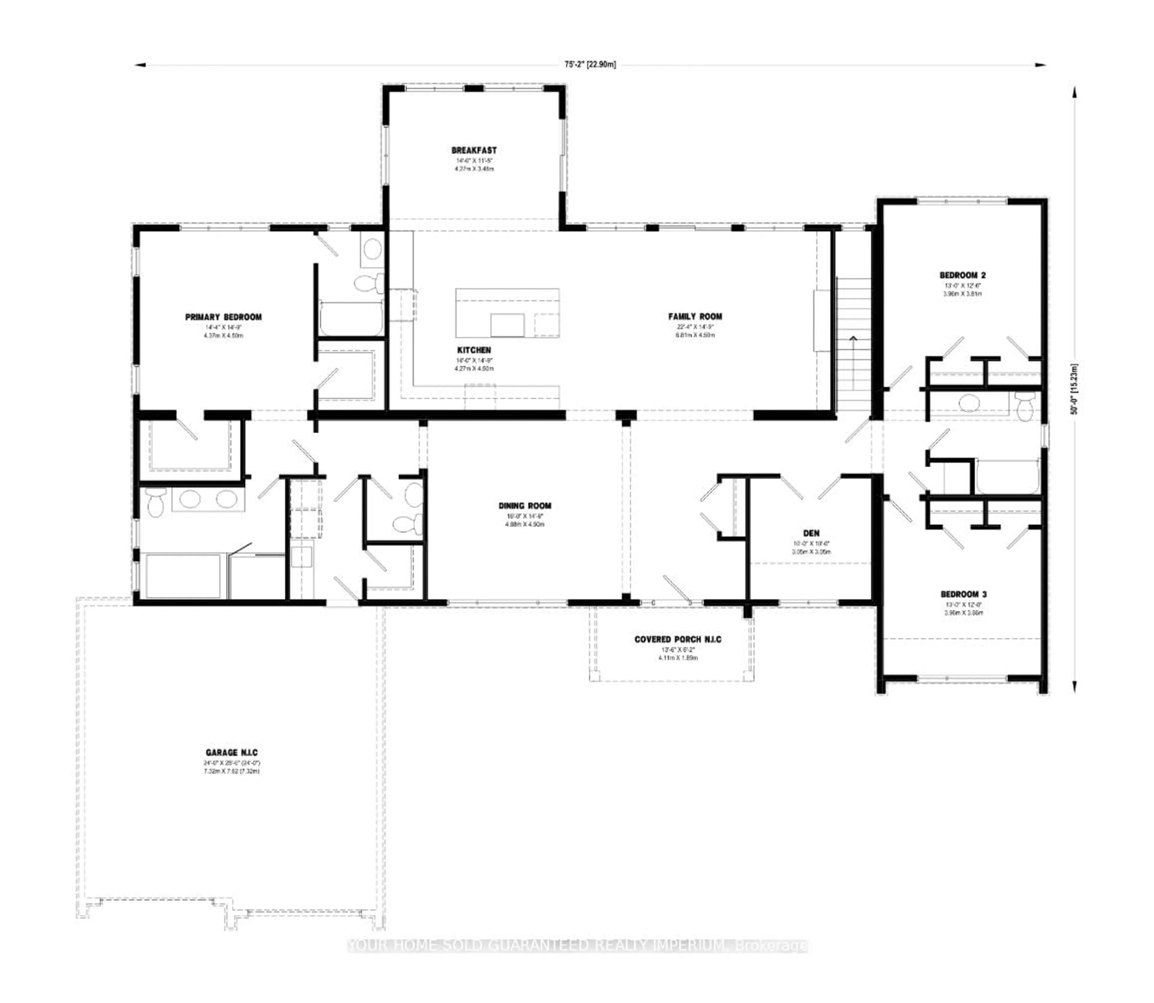 Floor plan for 0 B Commerce Dr, Innisfil Ontario L9S 4A3