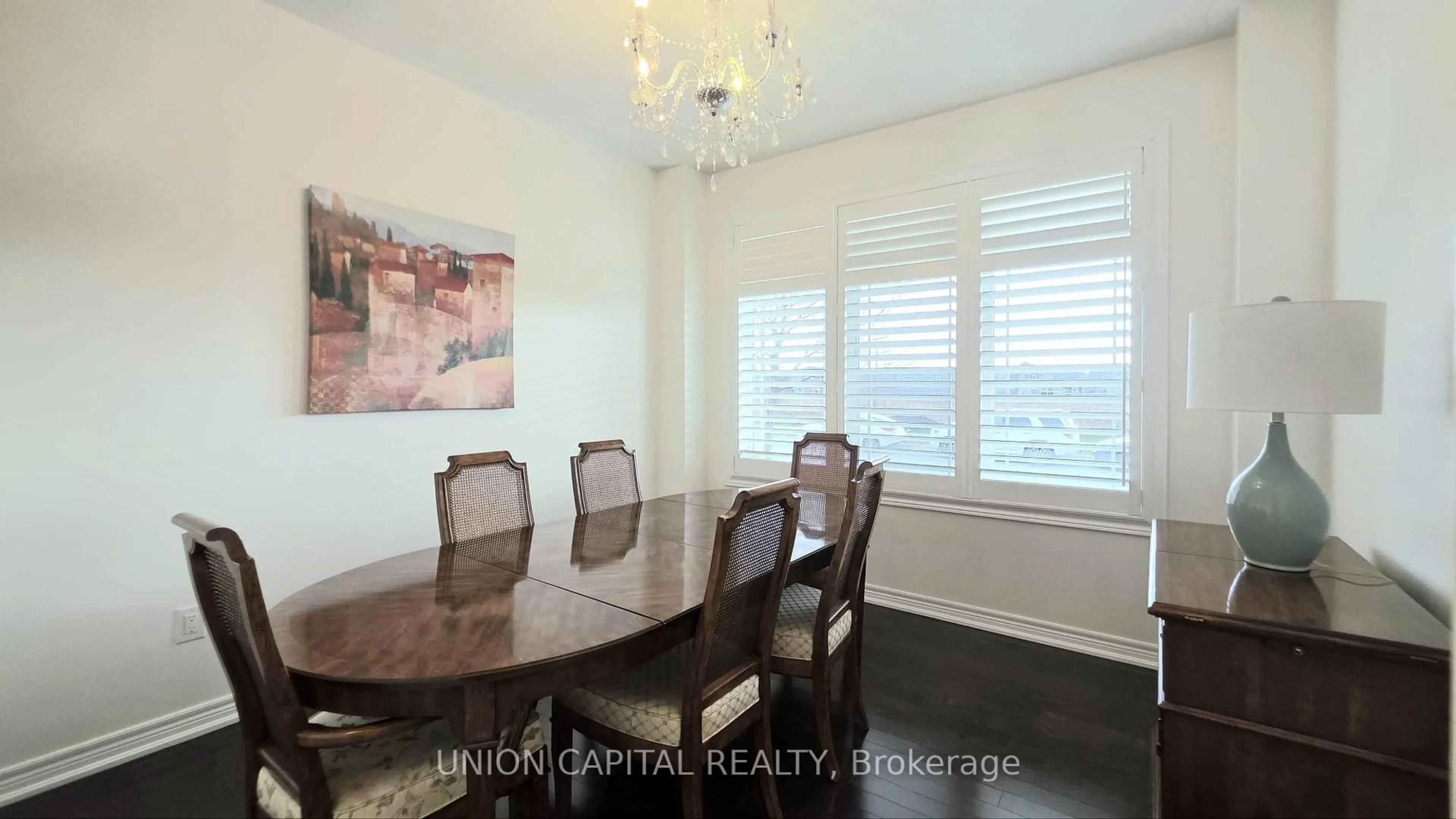 Dining room, wood/laminate floor for 526 Church St, Markham Ontario L6B 0V9