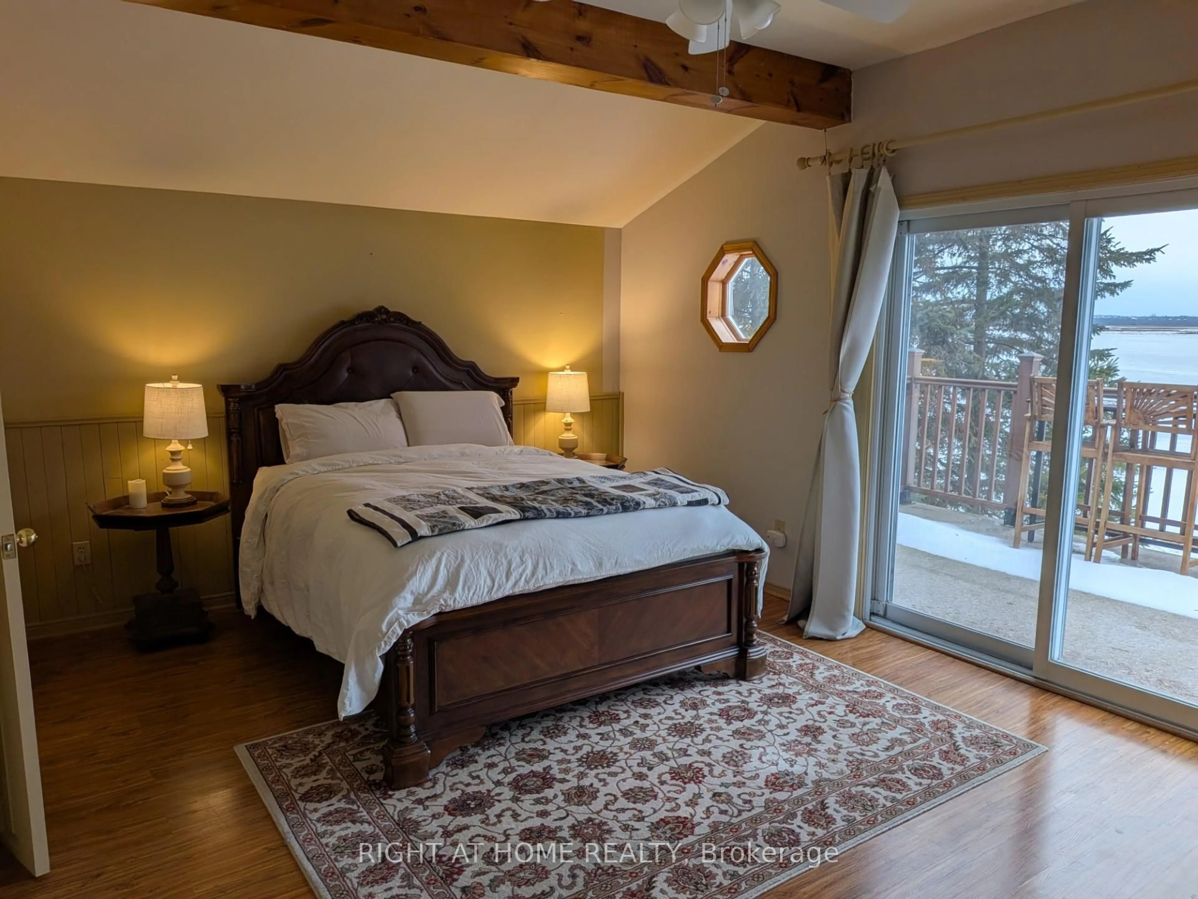 Bedroom with bed, unknown for 36 Shirlea Blvd, Georgina Ontario L4P 1K9