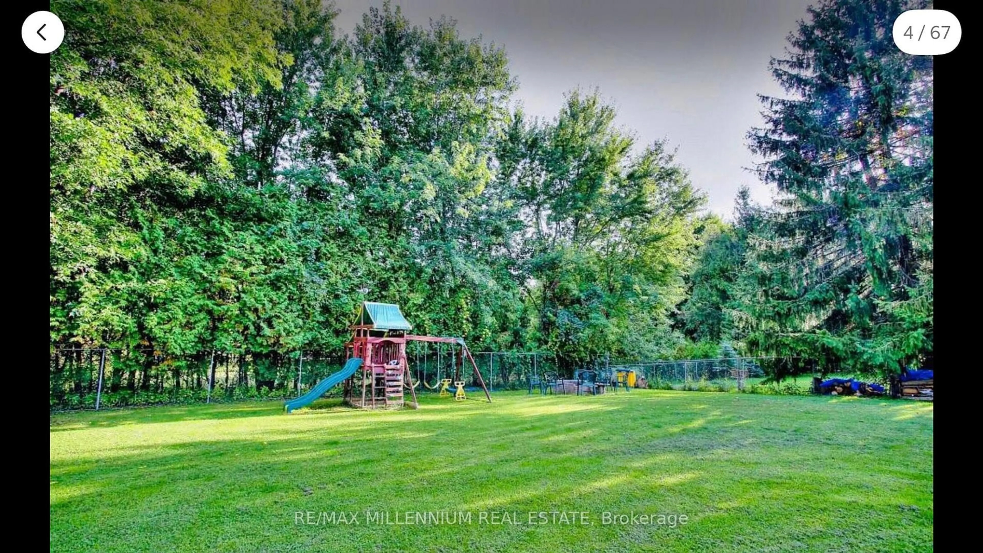 A pic from outside/outdoor area/front of a property/back of a property/a pic from drone, forest/trees view for 2831 County Rd 89 Rd, Innisfil Ontario L0L 1L0