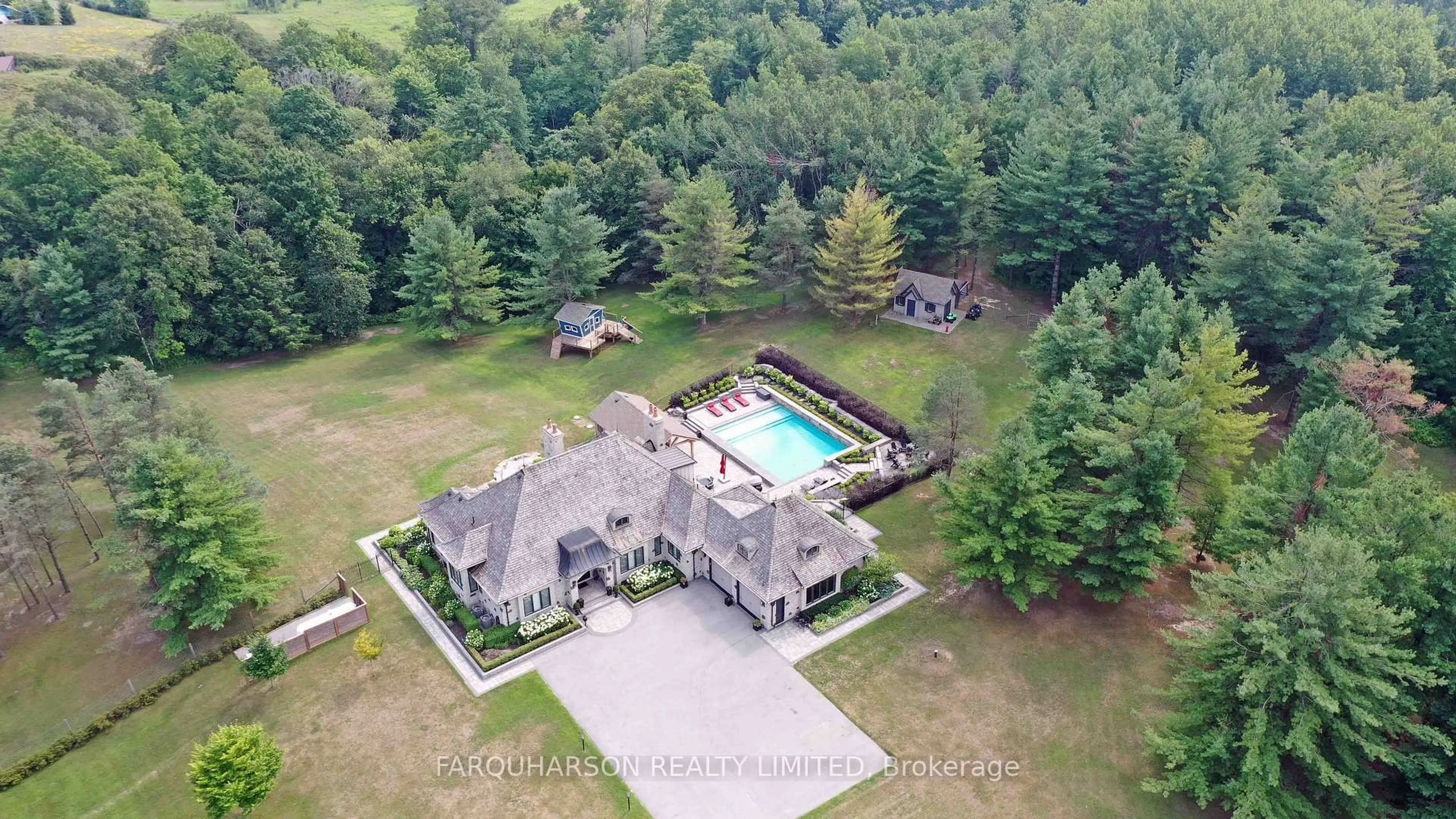 A pic from outside/outdoor area/front of a property/back of a property/a pic from drone, unknown for 14834 York/Durham Line, Whitchurch-Stouffville Ontario L4A 3L5