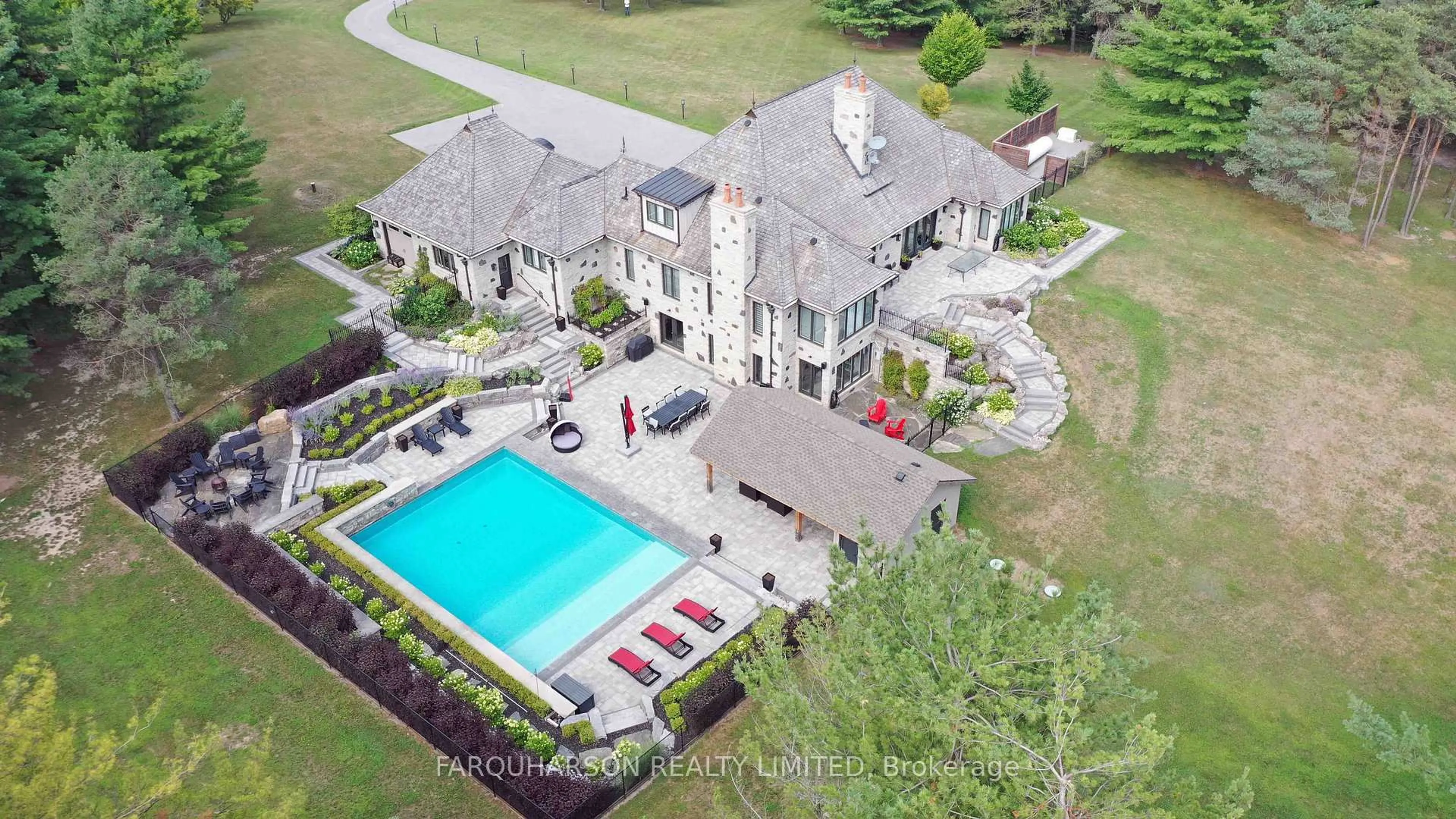 A pic from outside/outdoor area/front of a property/back of a property/a pic from drone, unknown for 14834 York/Durham Line, Whitchurch-Stouffville Ontario L4A 3L5