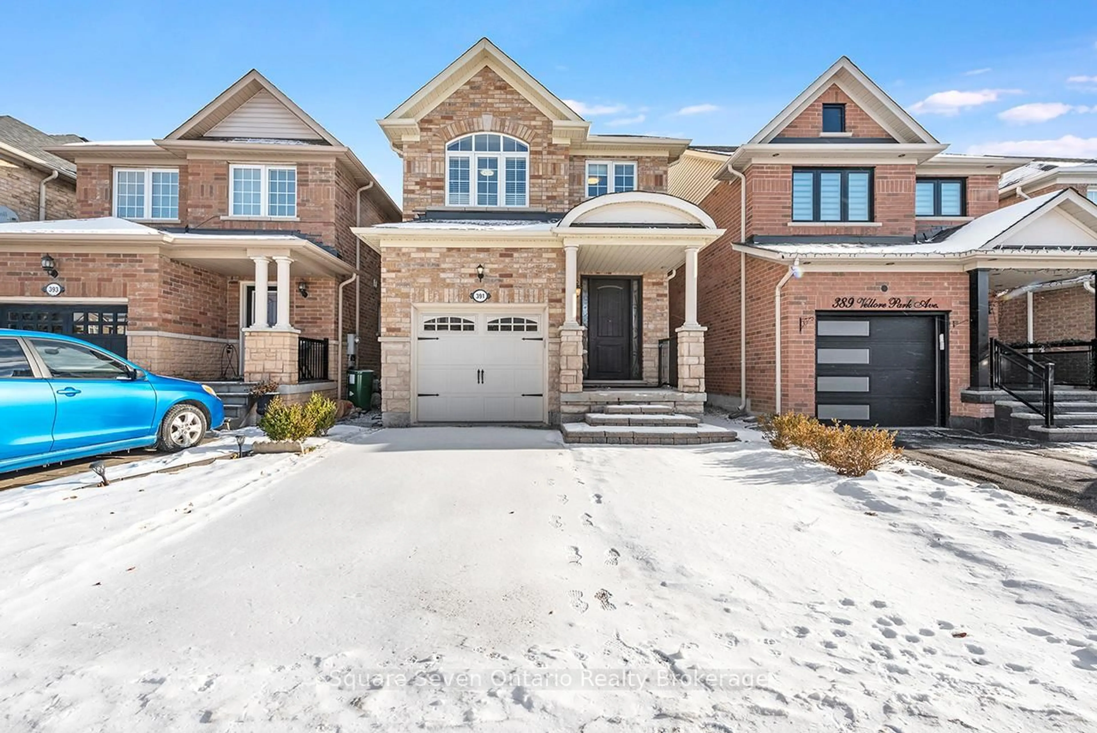 Home with brick exterior material, street for 391 Vellore Park Ave, Vaughan Ontario L4H 0E6