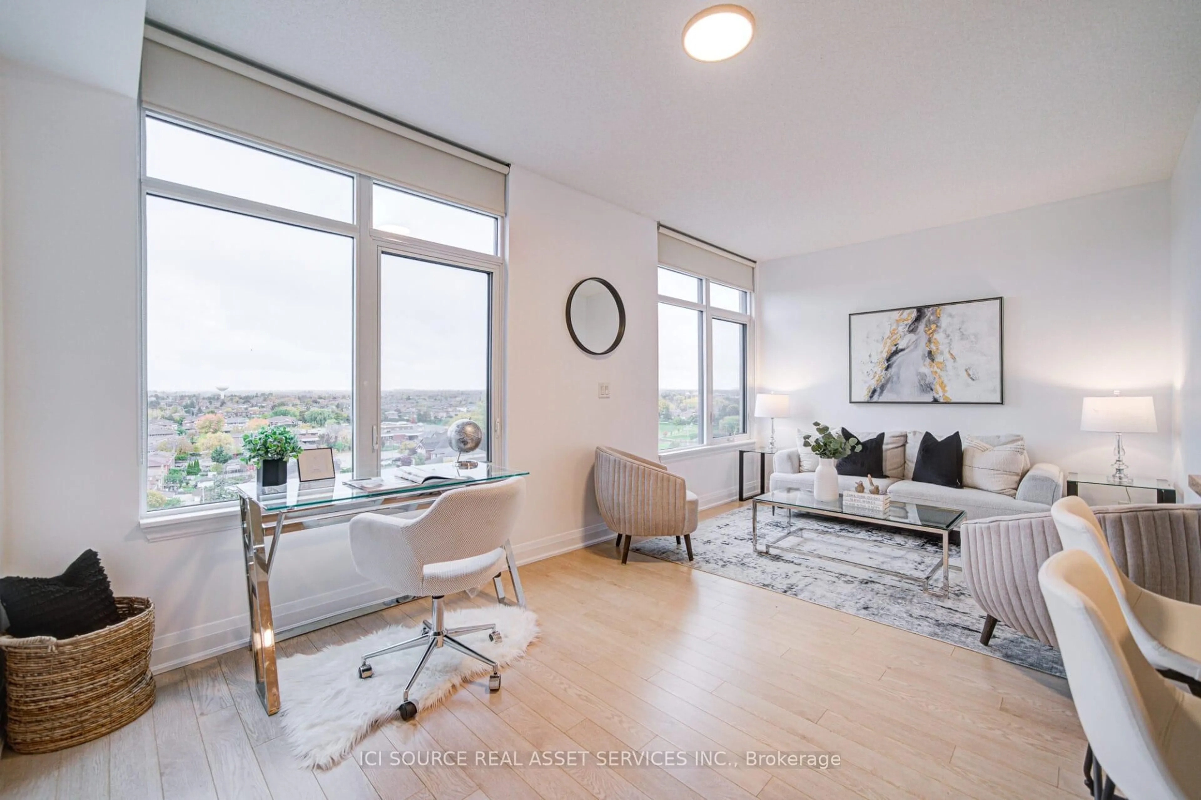 Living room with furniture, unknown for 12 Woodstream Blvd #919, Vaughan Ontario L4L 8C3