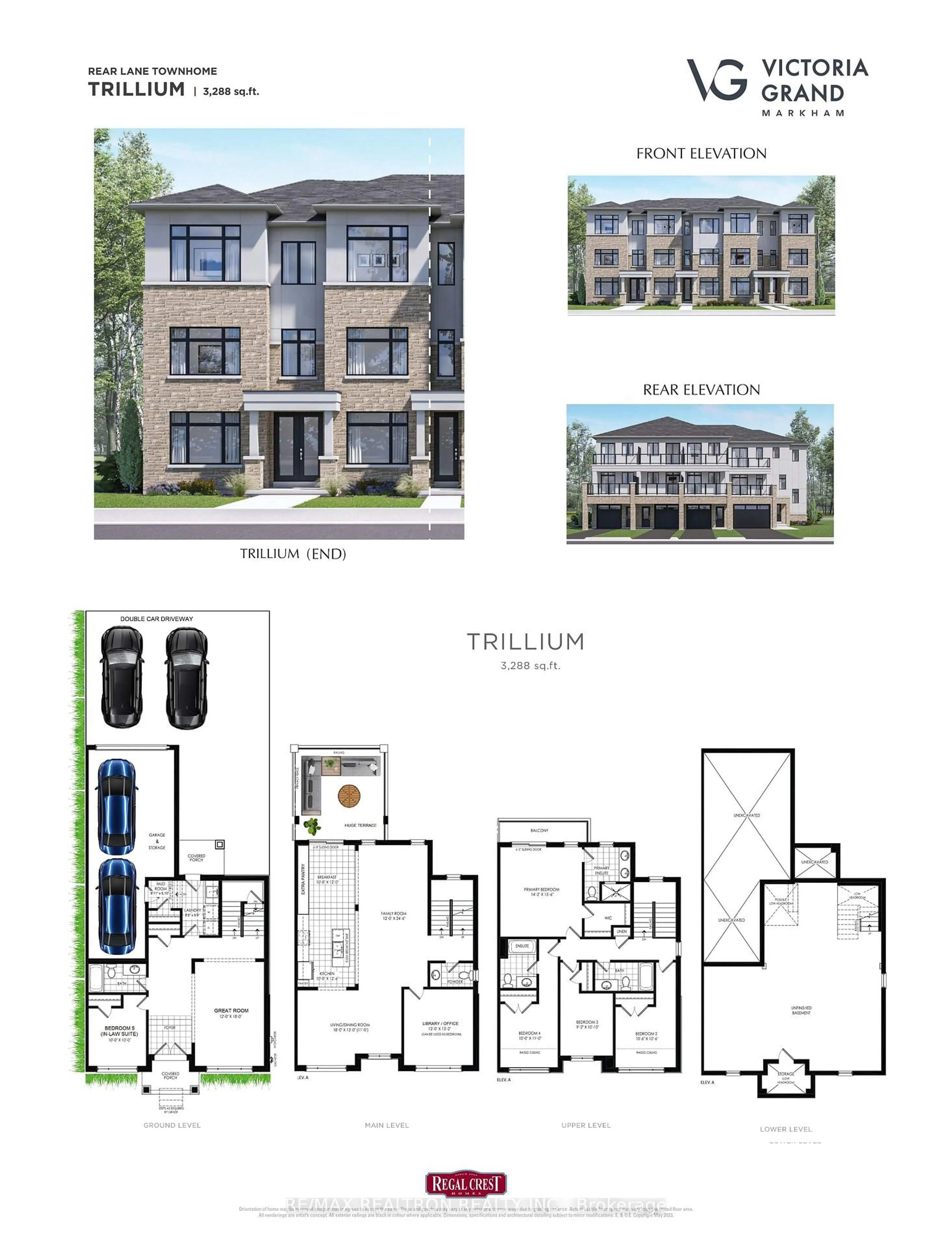 Floor plan for 153 Berczy Green Dr, Markham Ontario L6C 3P5