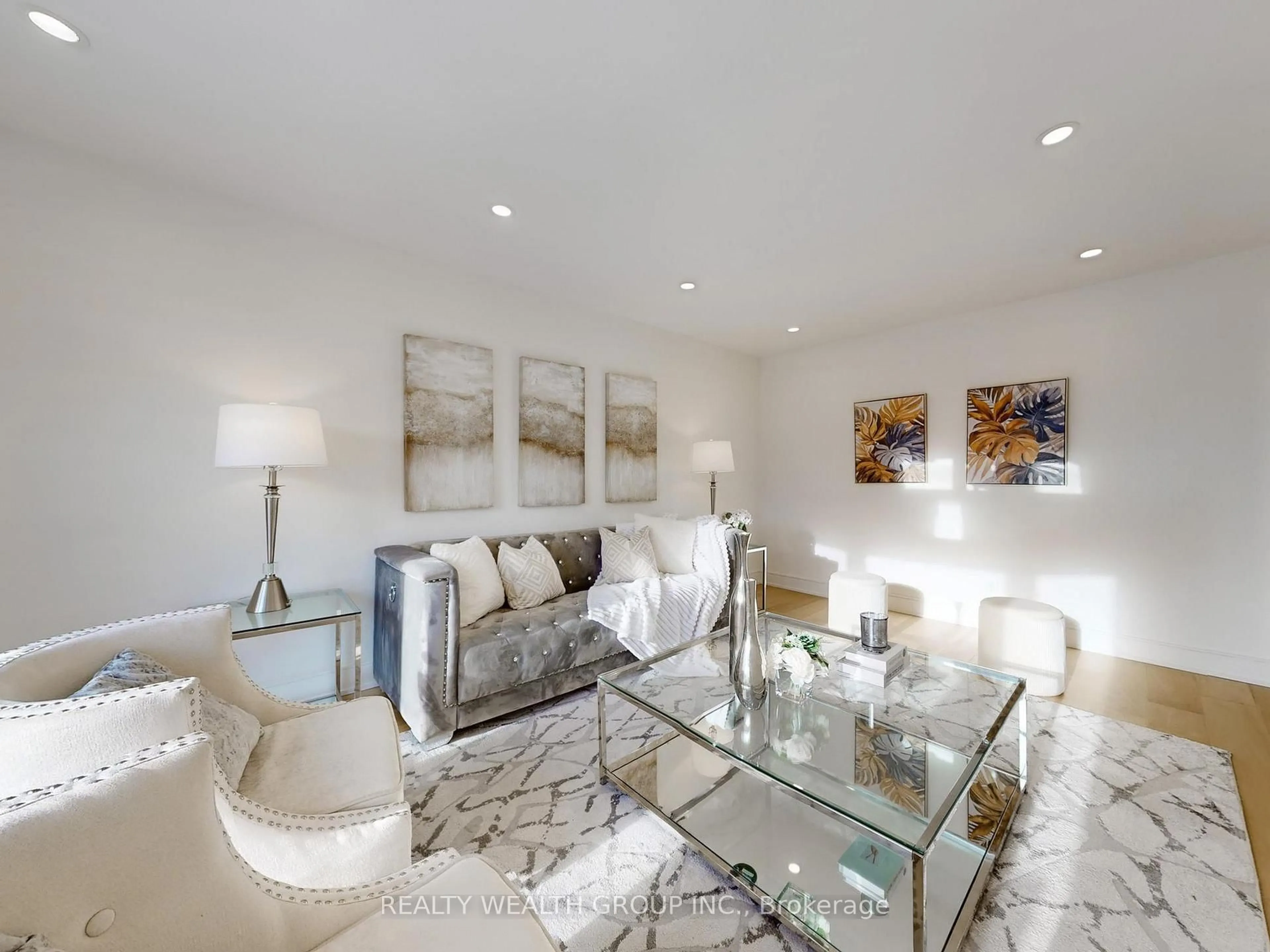 Living room with furniture, unknown for 46 Sycamore Dr, Markham Ontario L3T 5V6